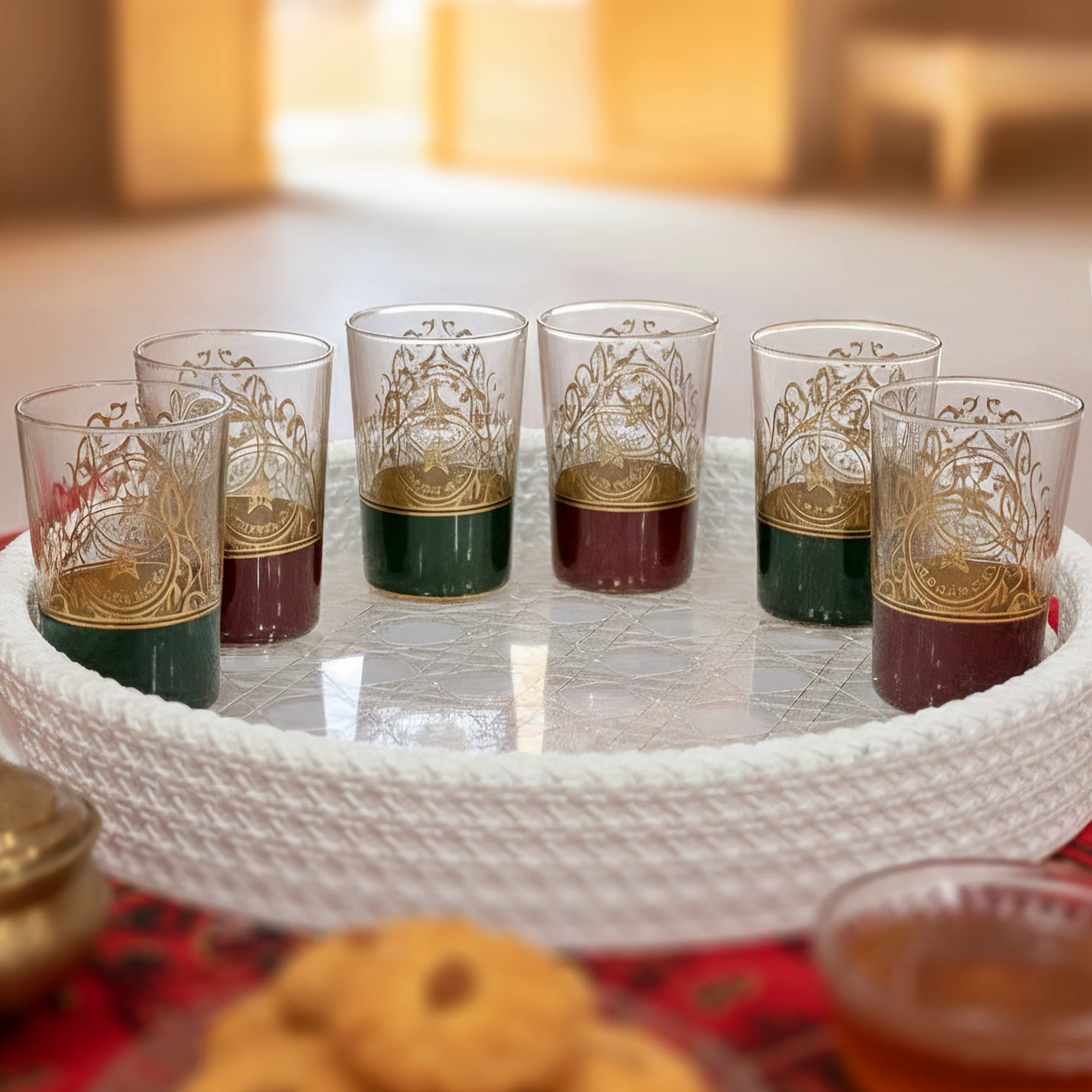 12 verres à thé Maroc - Image 2