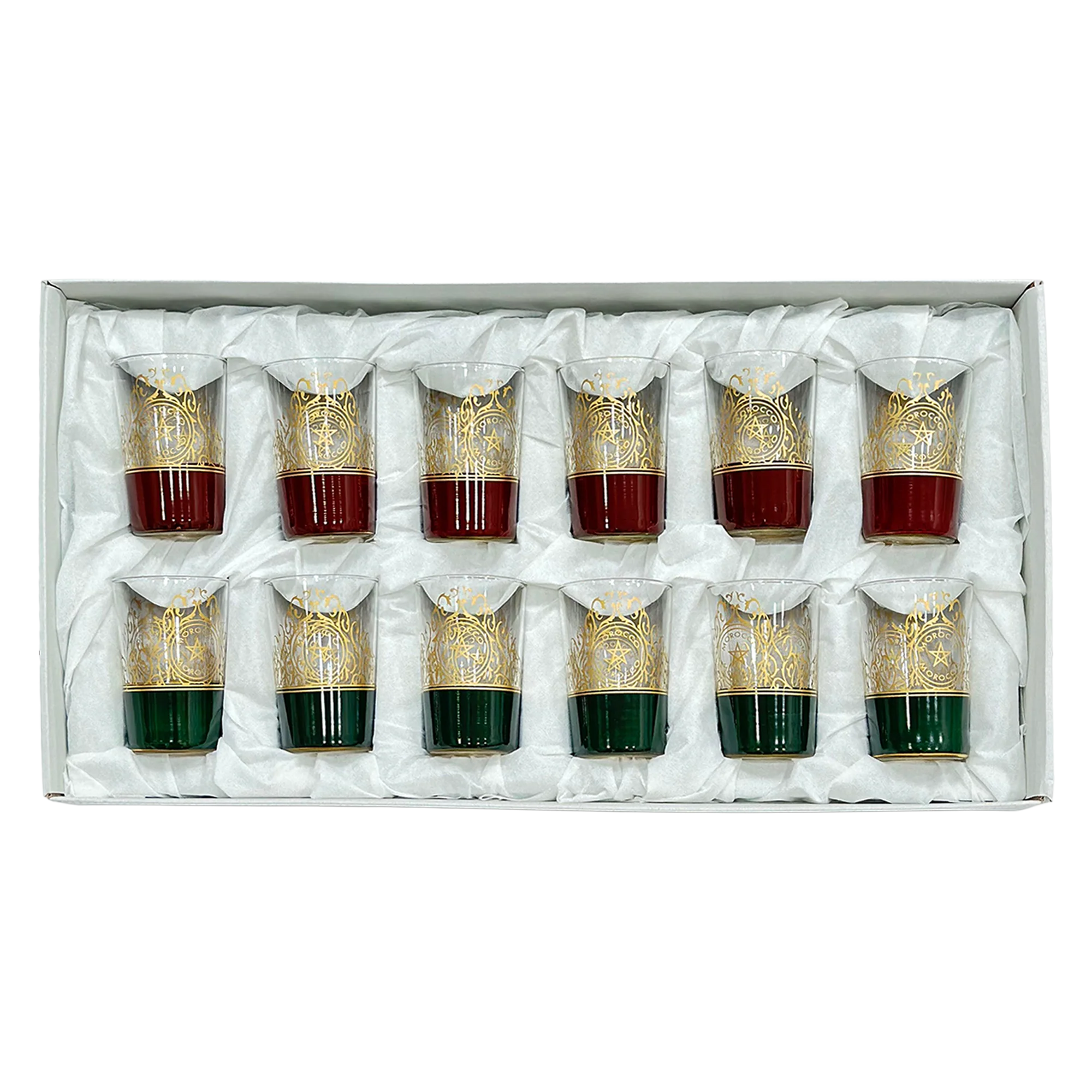 12 verres à thé Maroc - Image 3