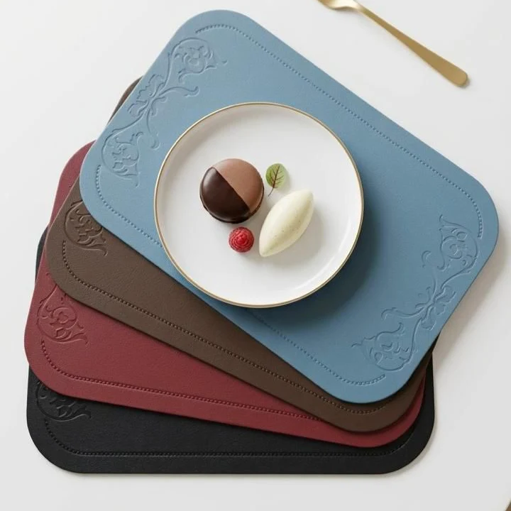 6 sets de table en simili cuir 44x30cm - Image 2