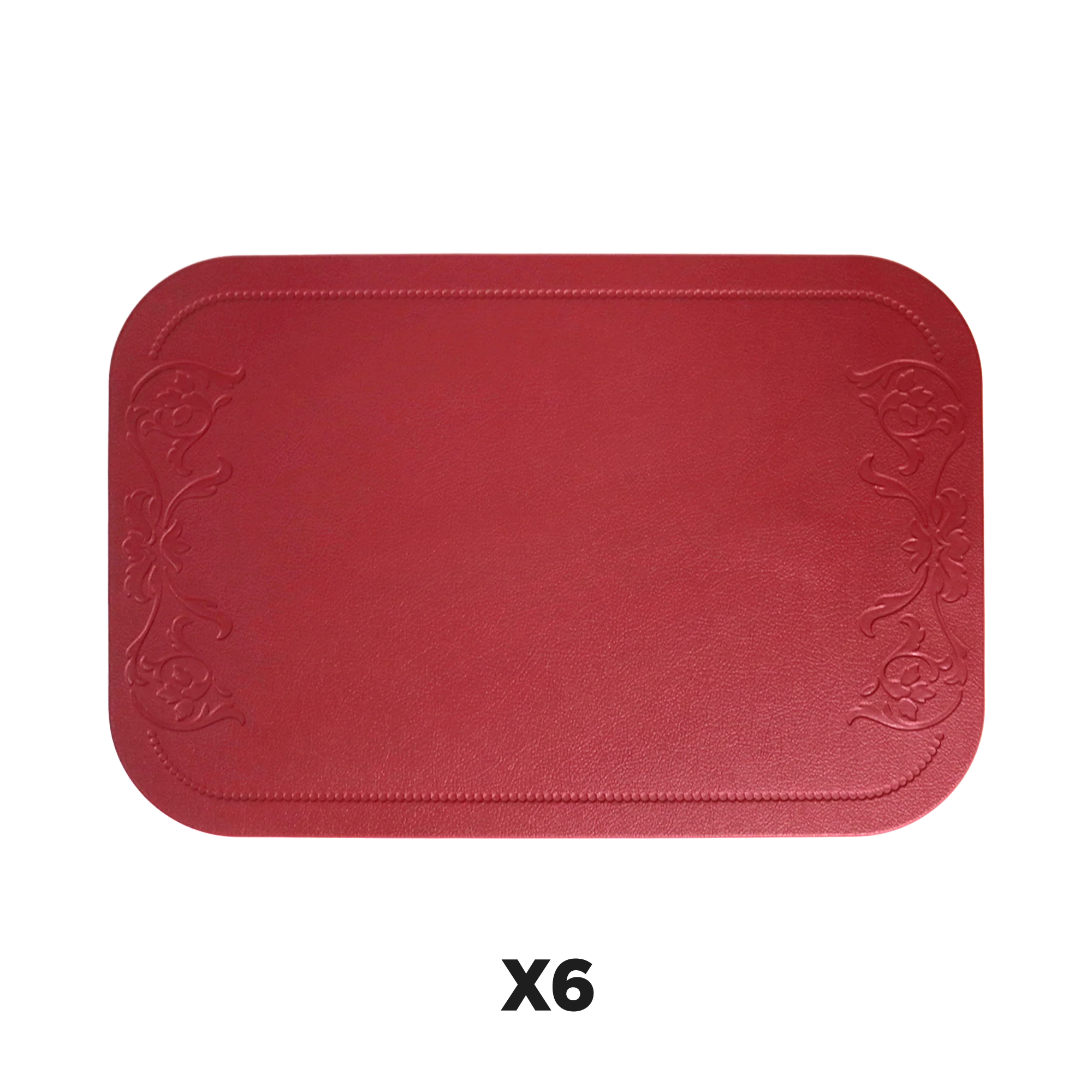 6 sets de table en simili cuir 44x30cm - Image 3