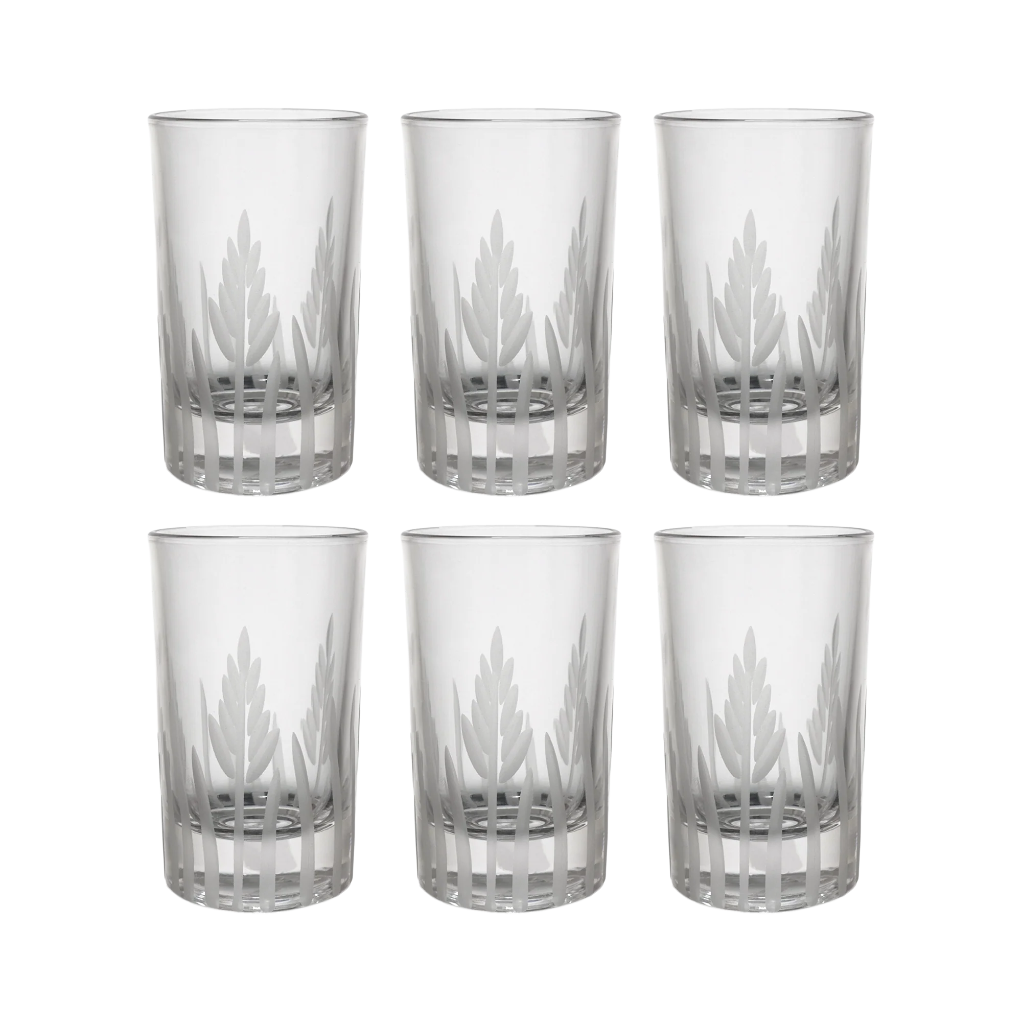 6 verres à café gravés Sboula - Image 2