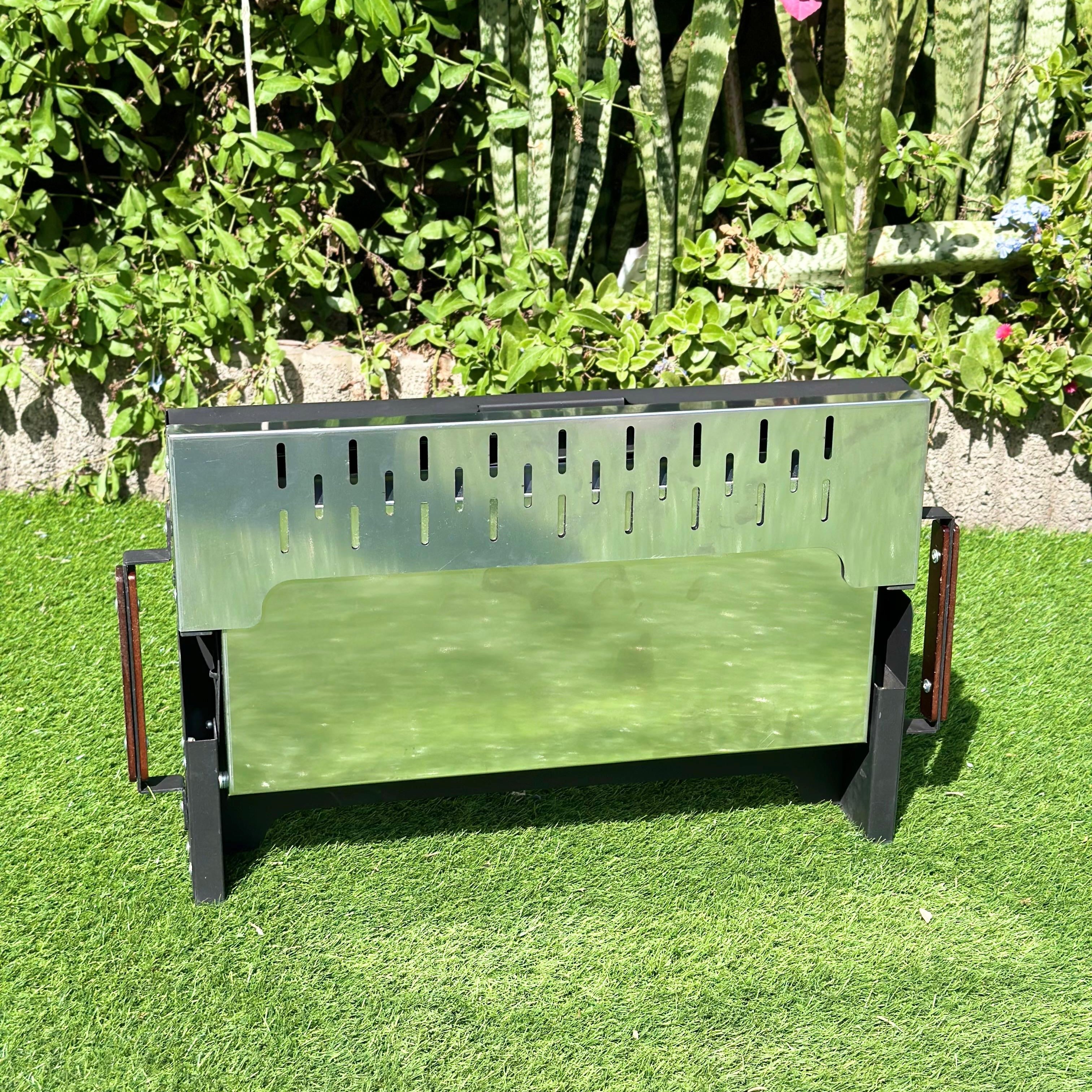 Barbecue à charbon en métal 50x33x14cm - Image 4