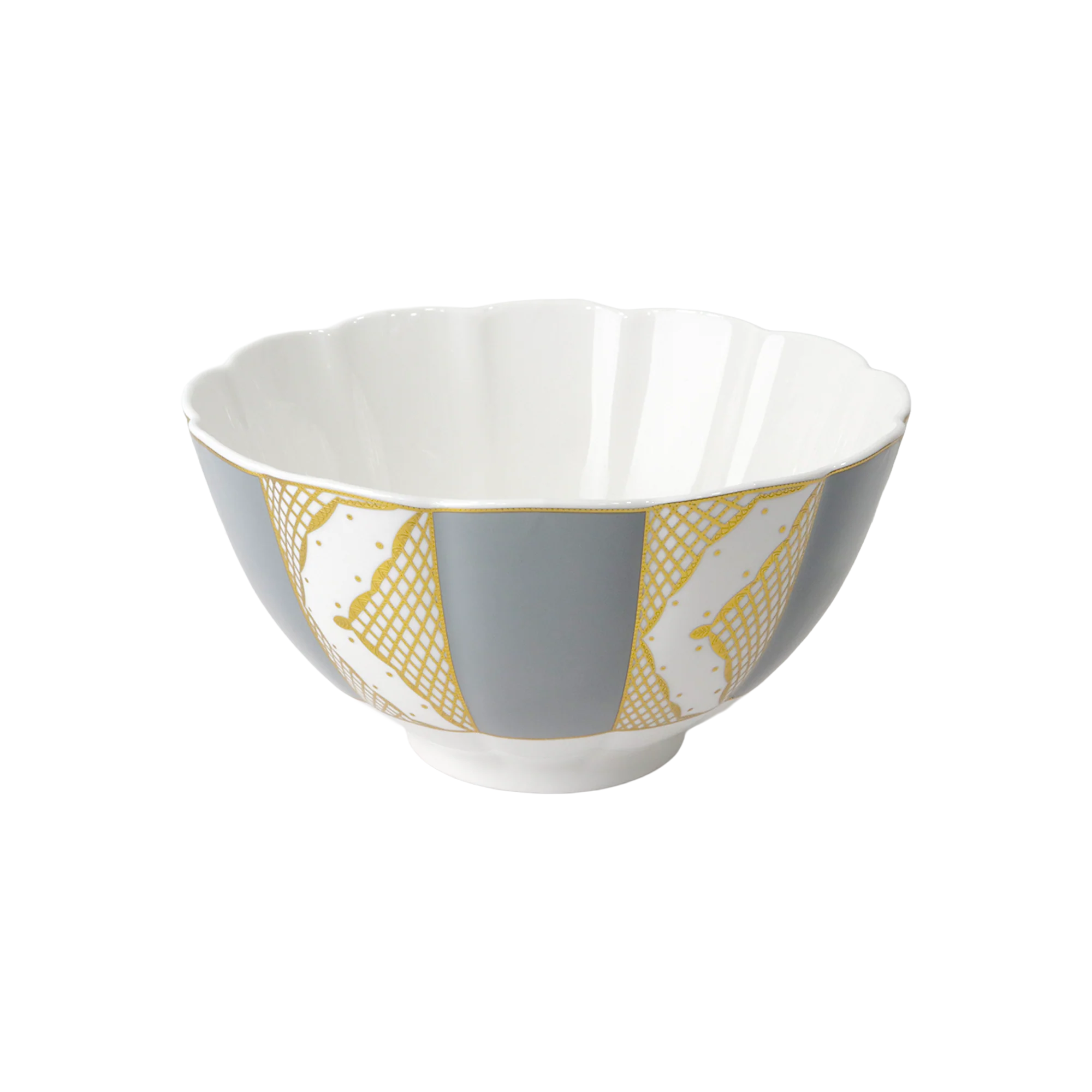 Bol 23cm en porcelaine avec motif doré - Image 4