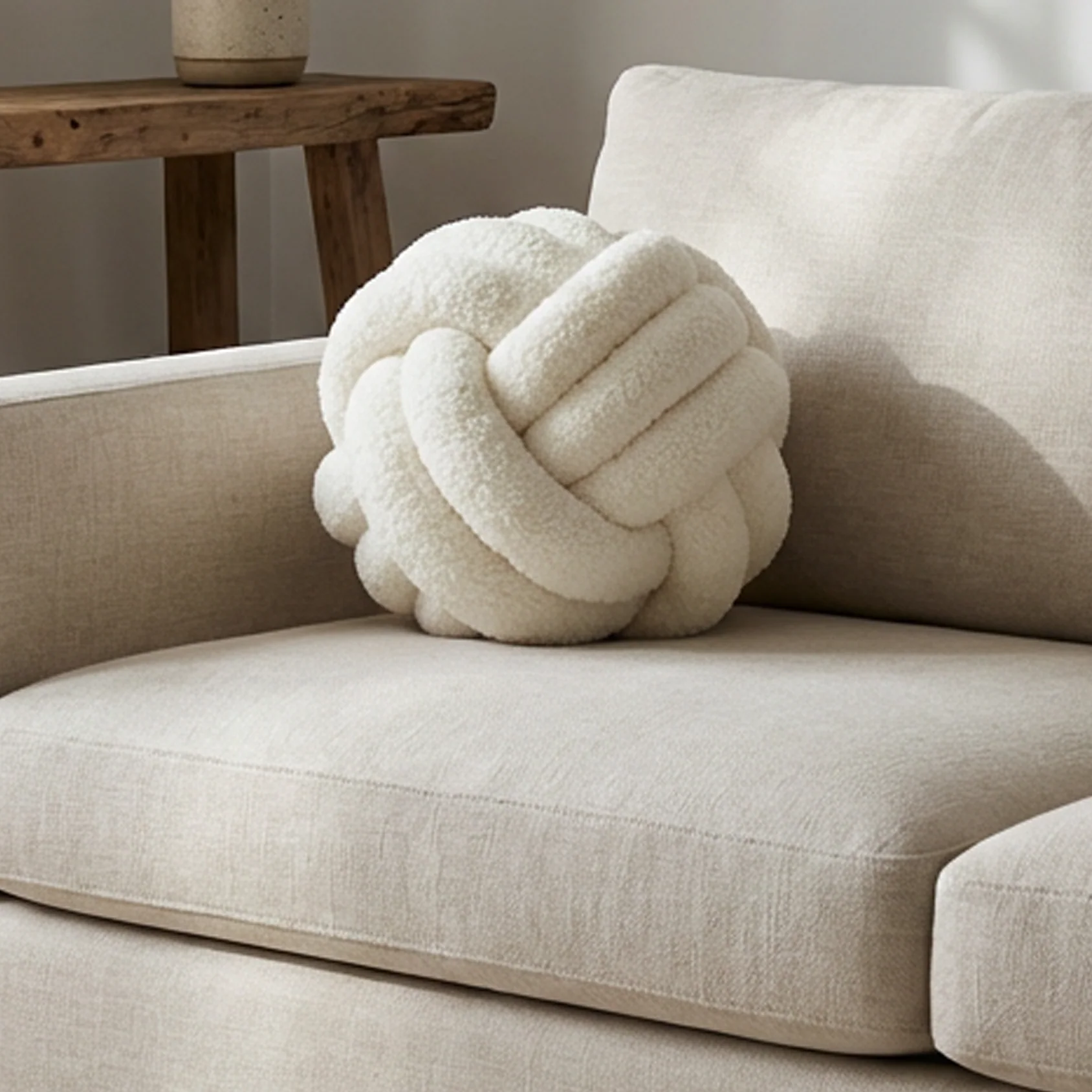 Coussin boule 30cm - Image 4