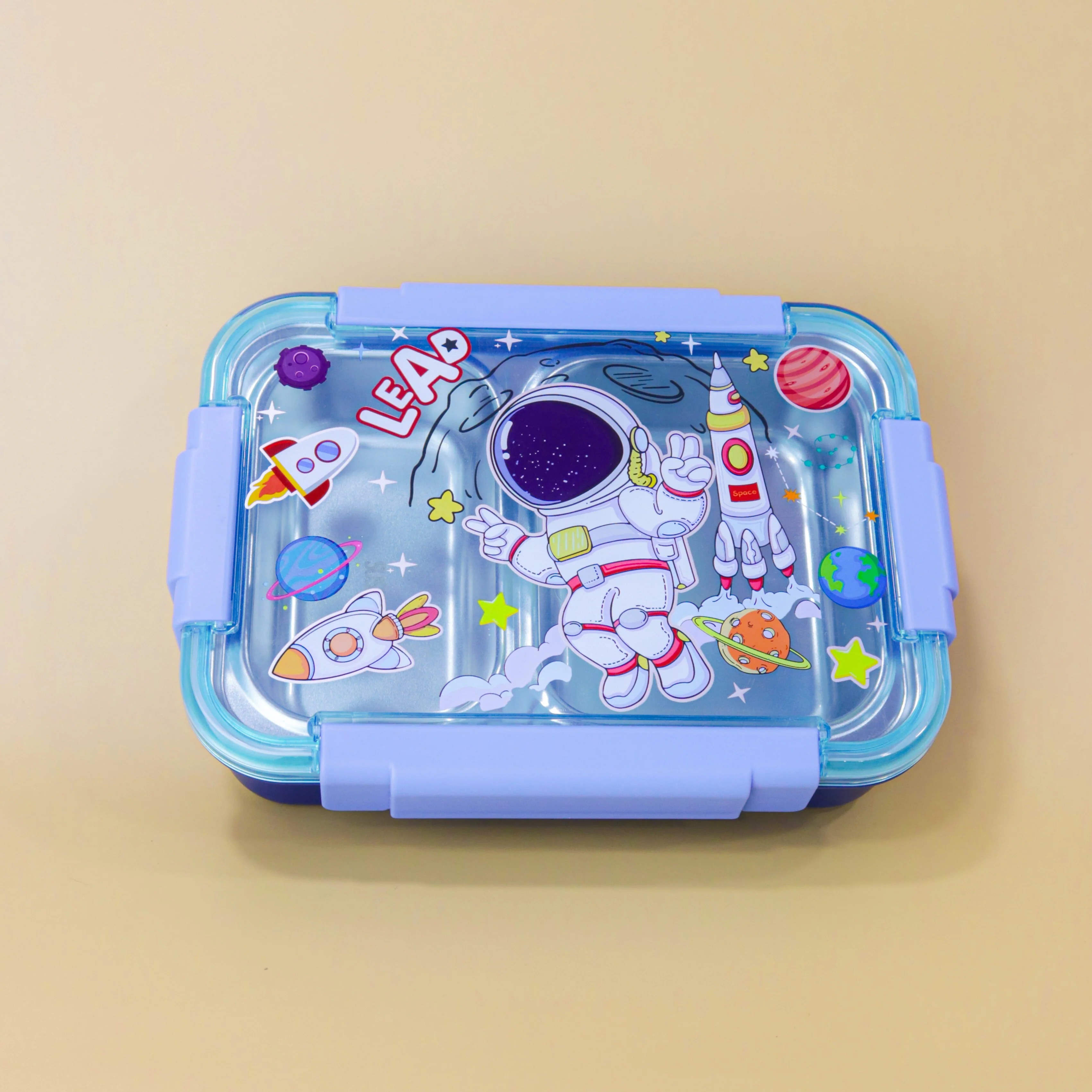 Lunch box en inox kids 21x16x7cm - Image 3