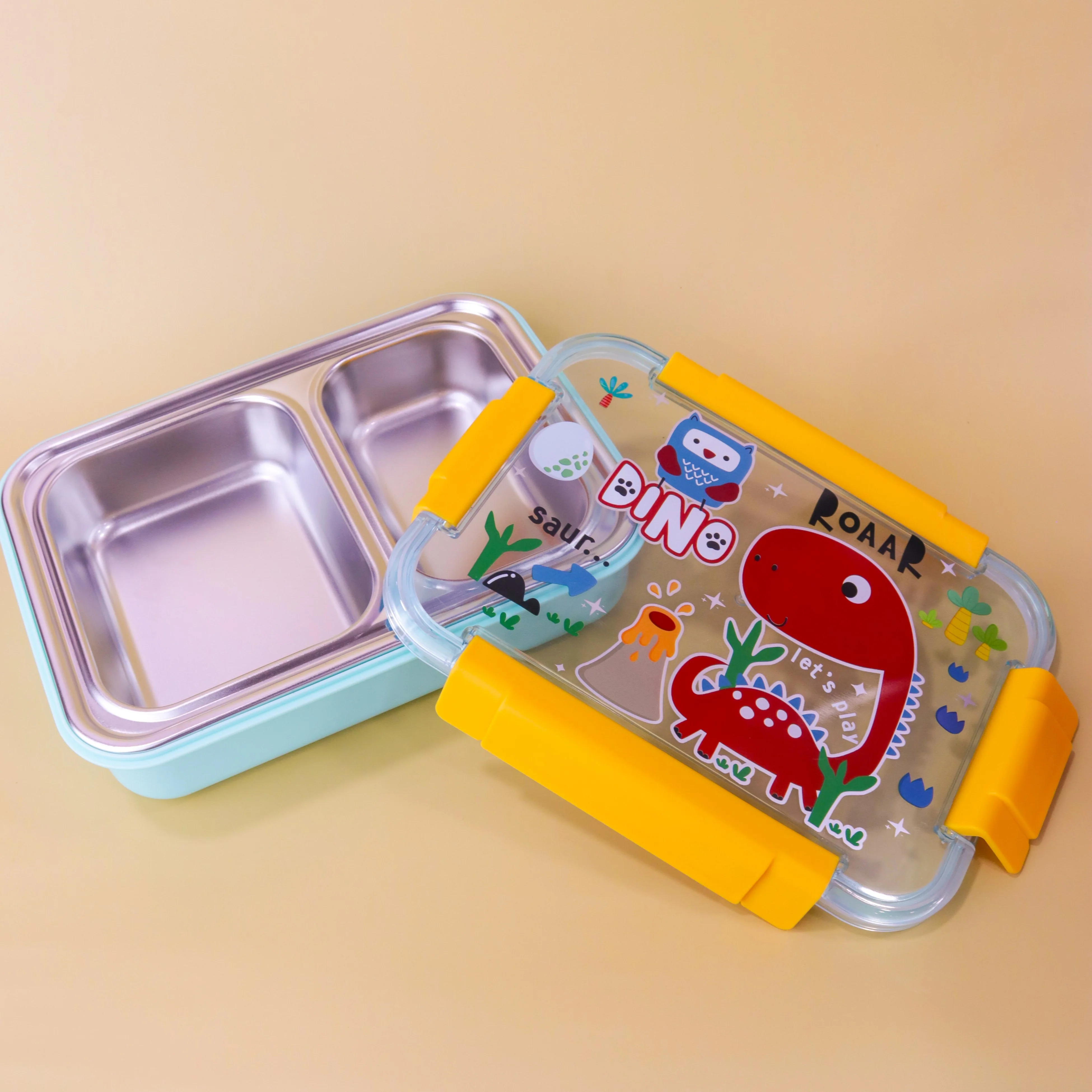 Lunch box en inox kids 21x16x7cm - Image 4