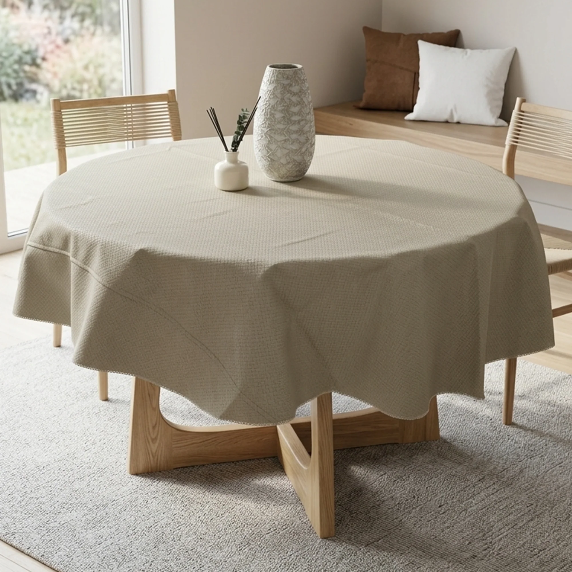 Nappe de table en simili cuir 180cm - Image 4