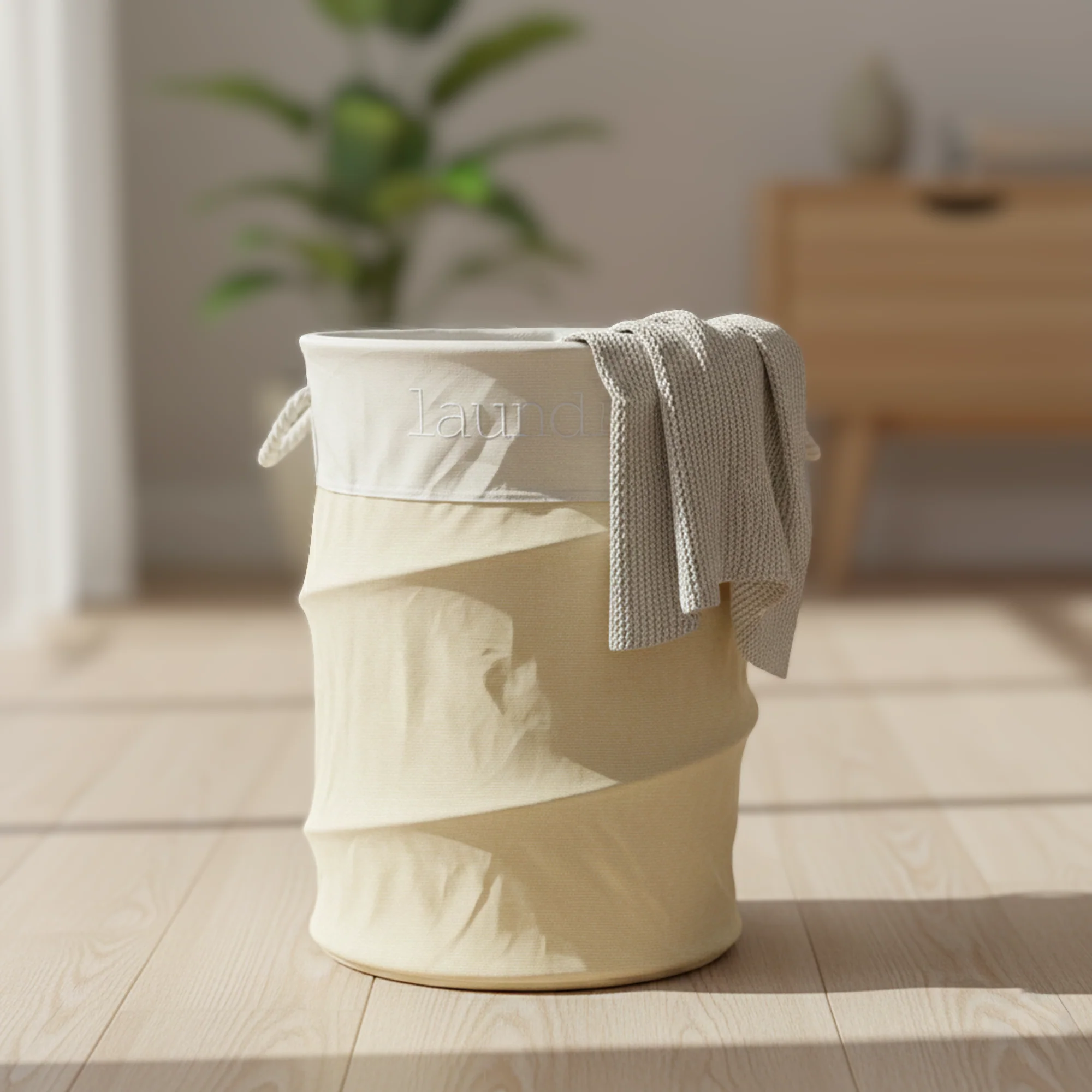Panier à linge en tissu 40x59cm - Image 7