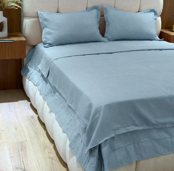Parure de lit 4pcs 200x230cm / 225x240cm / 50x70cm x2 - Image 7