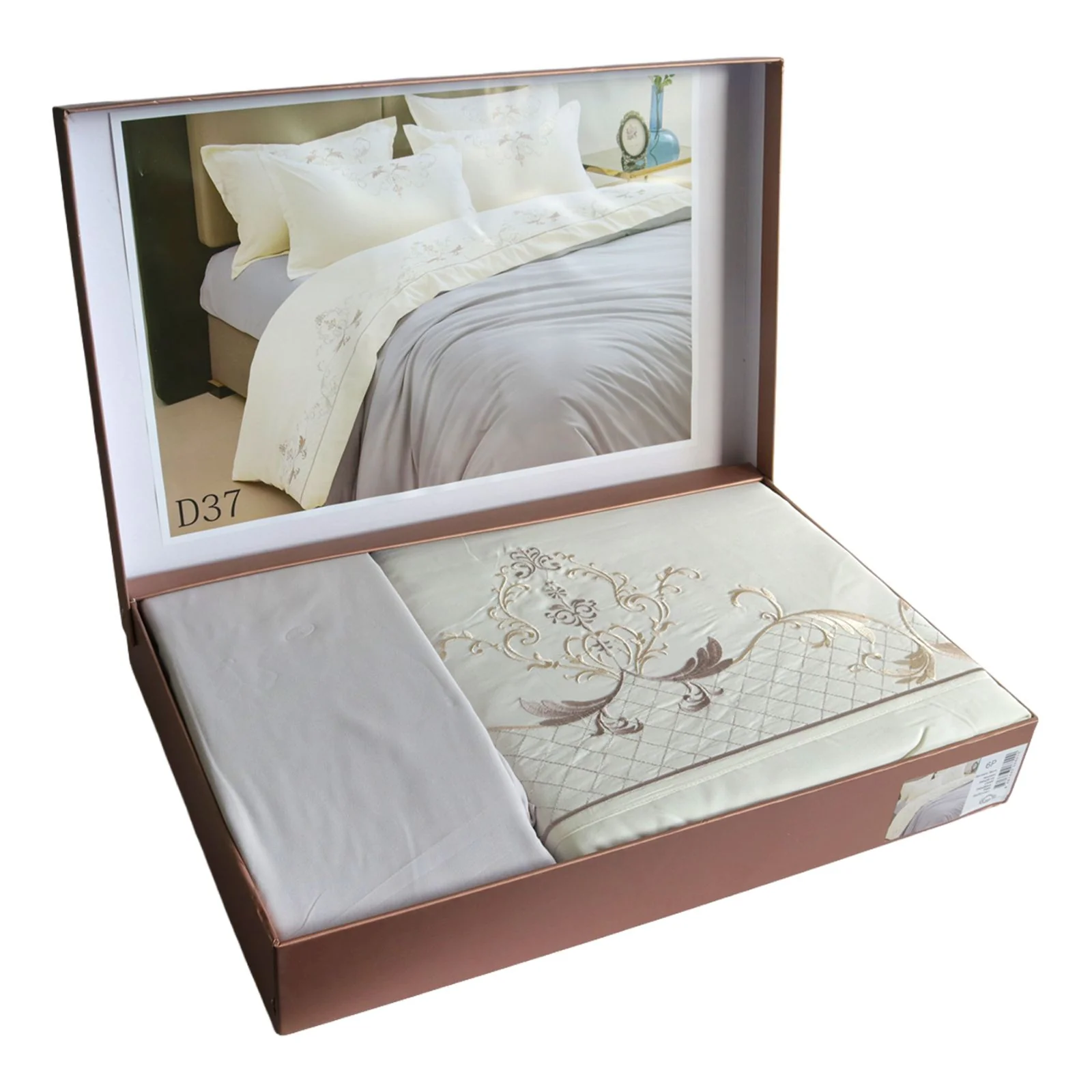 Parure de lit 6pcs 200x230cm / 240x260cm / 50x70cmx4 - Image 4