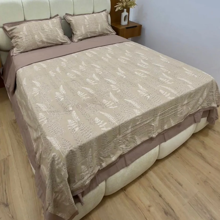 Parure de lit 4pcs 200x230cm / 245x250cm / 50x70cmx2 - Image 4