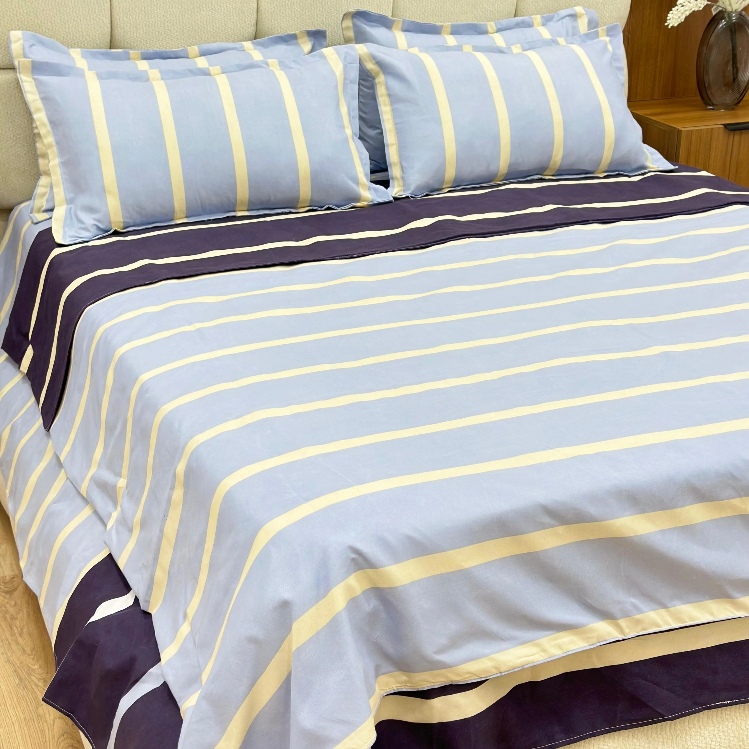 Parure de lit 6pcs 250x250cm / 200x230cm / 50x70cm x4 - Image 4