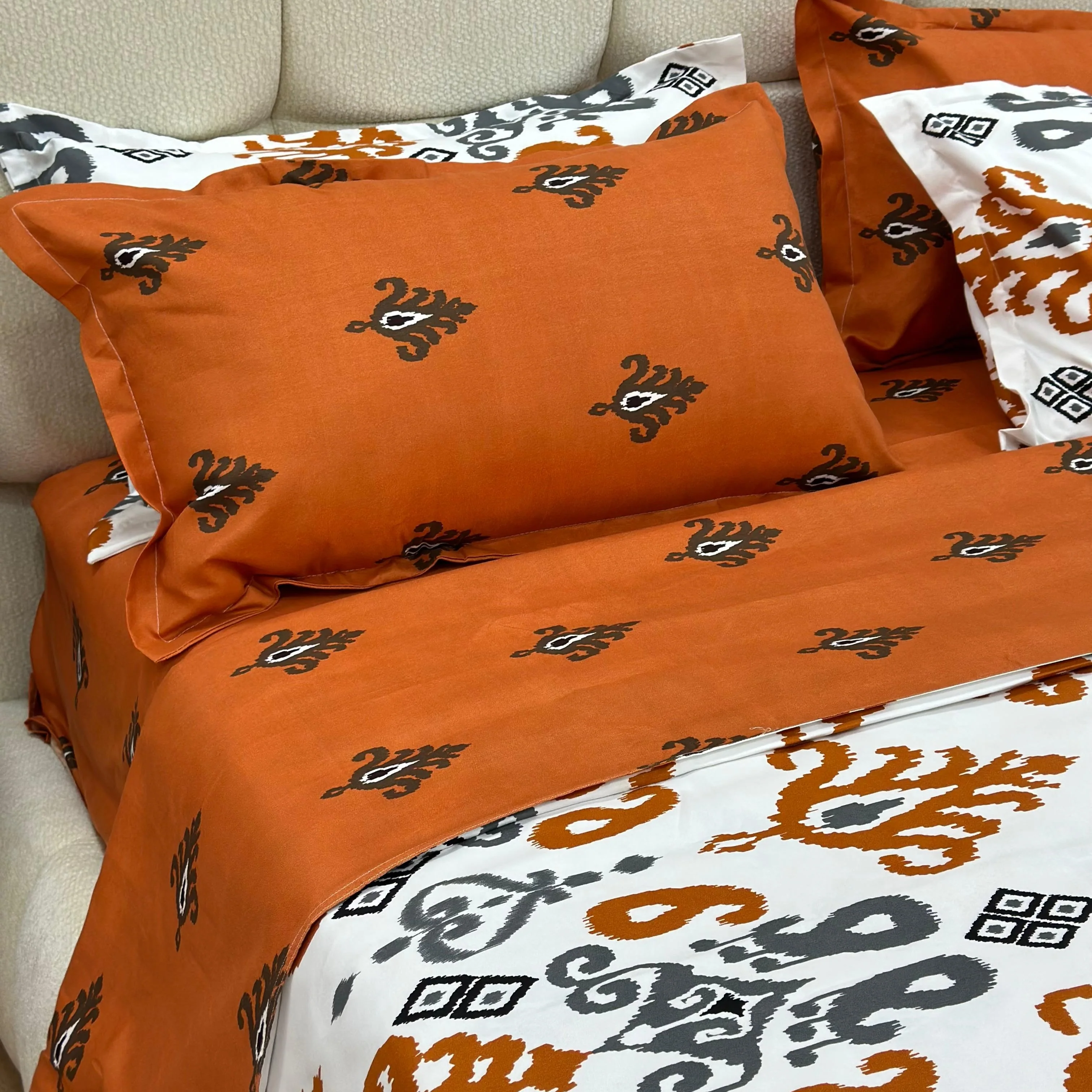 Parure de lit 6pcs 250x250cm / 200x230cm / 50x70cm x4 - Image 6