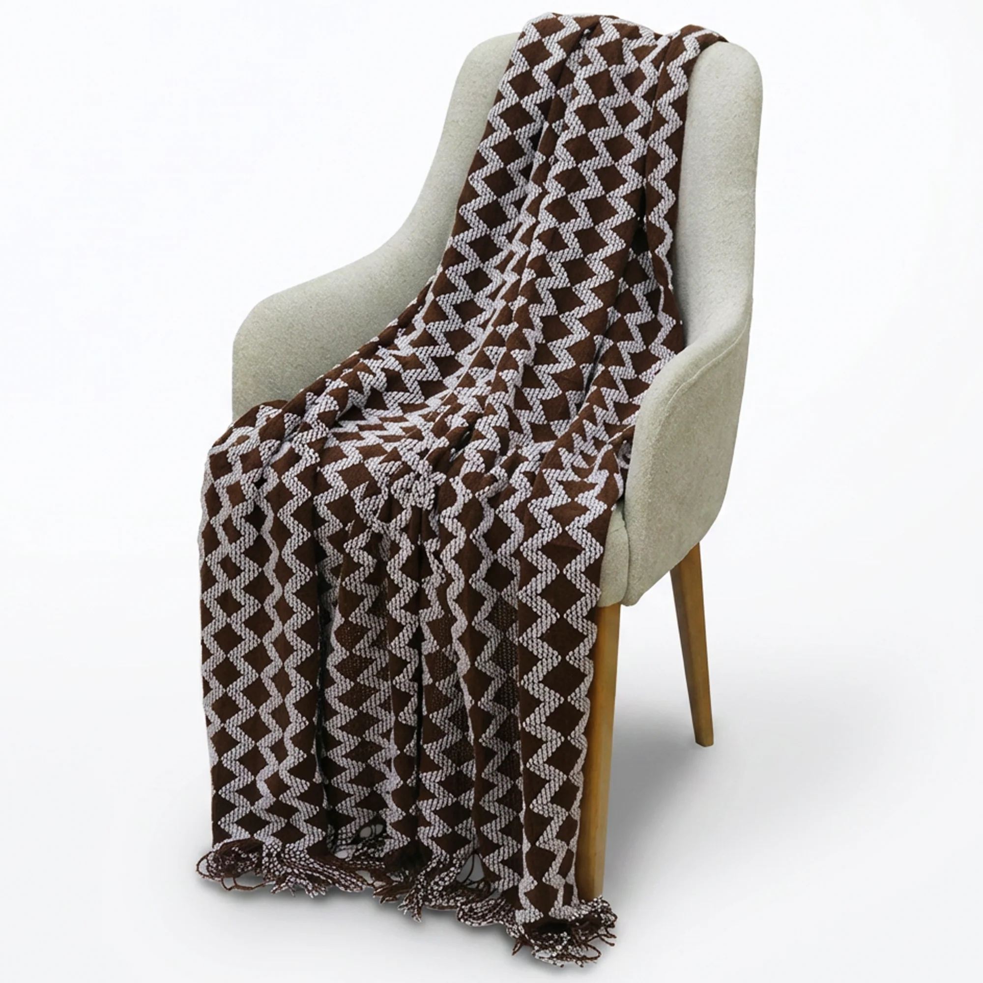 Plaid zigzag 130x170cm - Image 3