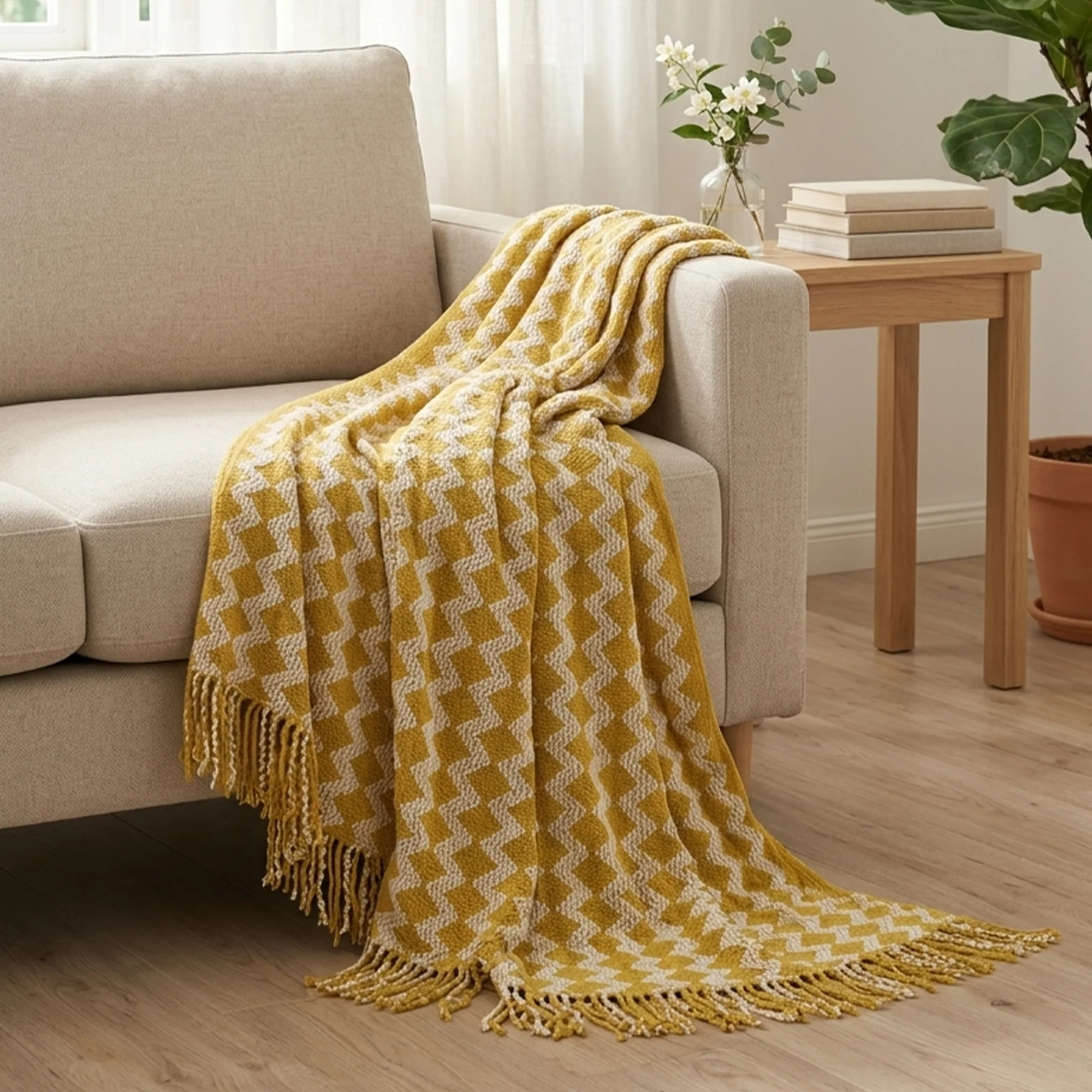 Plaid zigzag 130x170cm - Image 7
