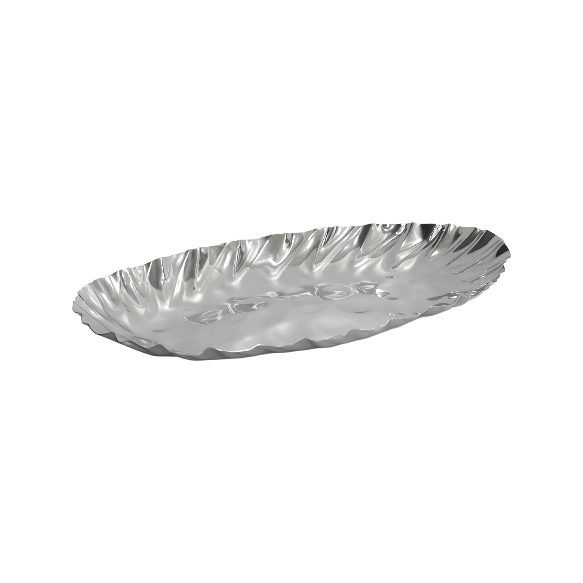 Plat présentation en inox 39x25cm - Image 2