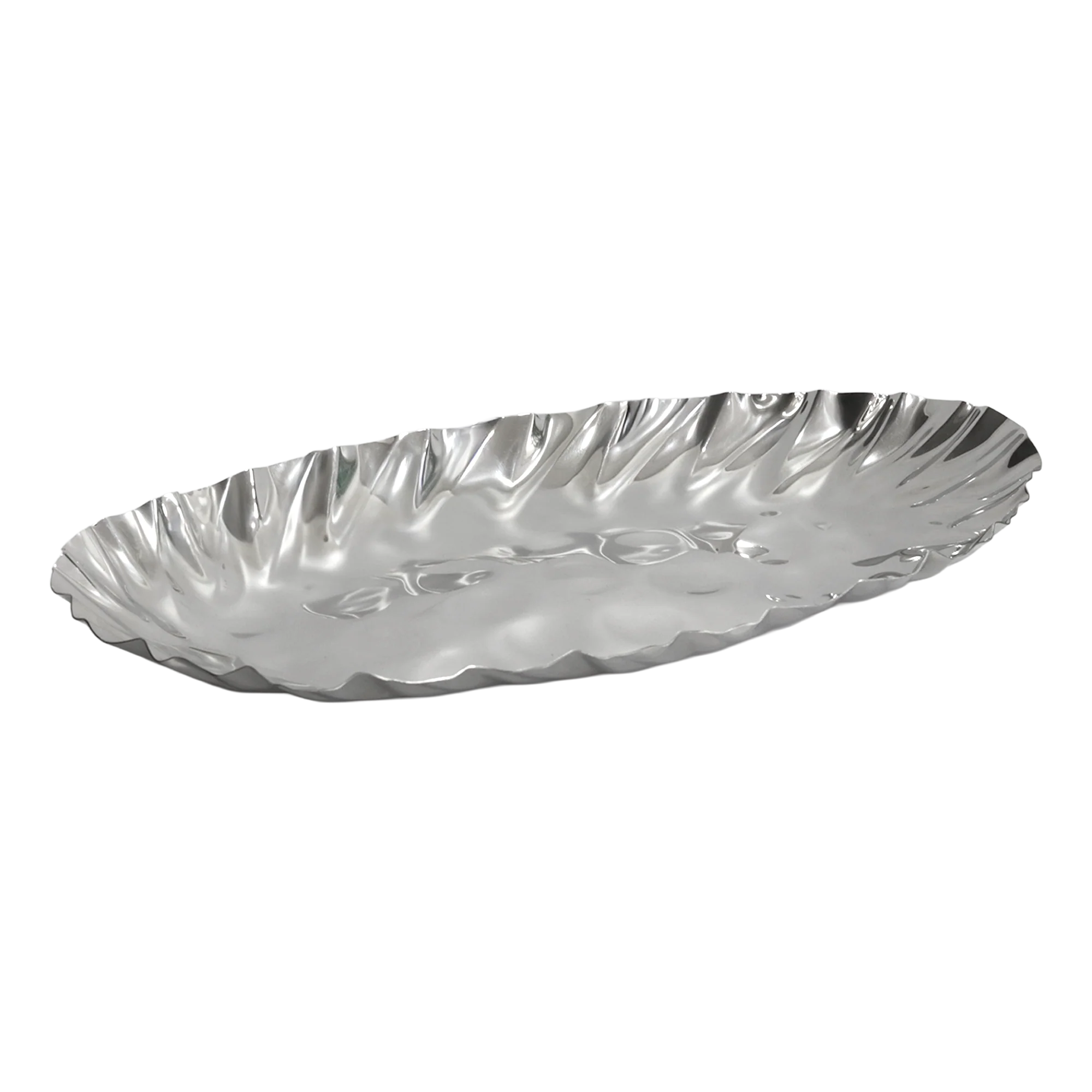 Plat présentation en inox 47x28cm - Image 2