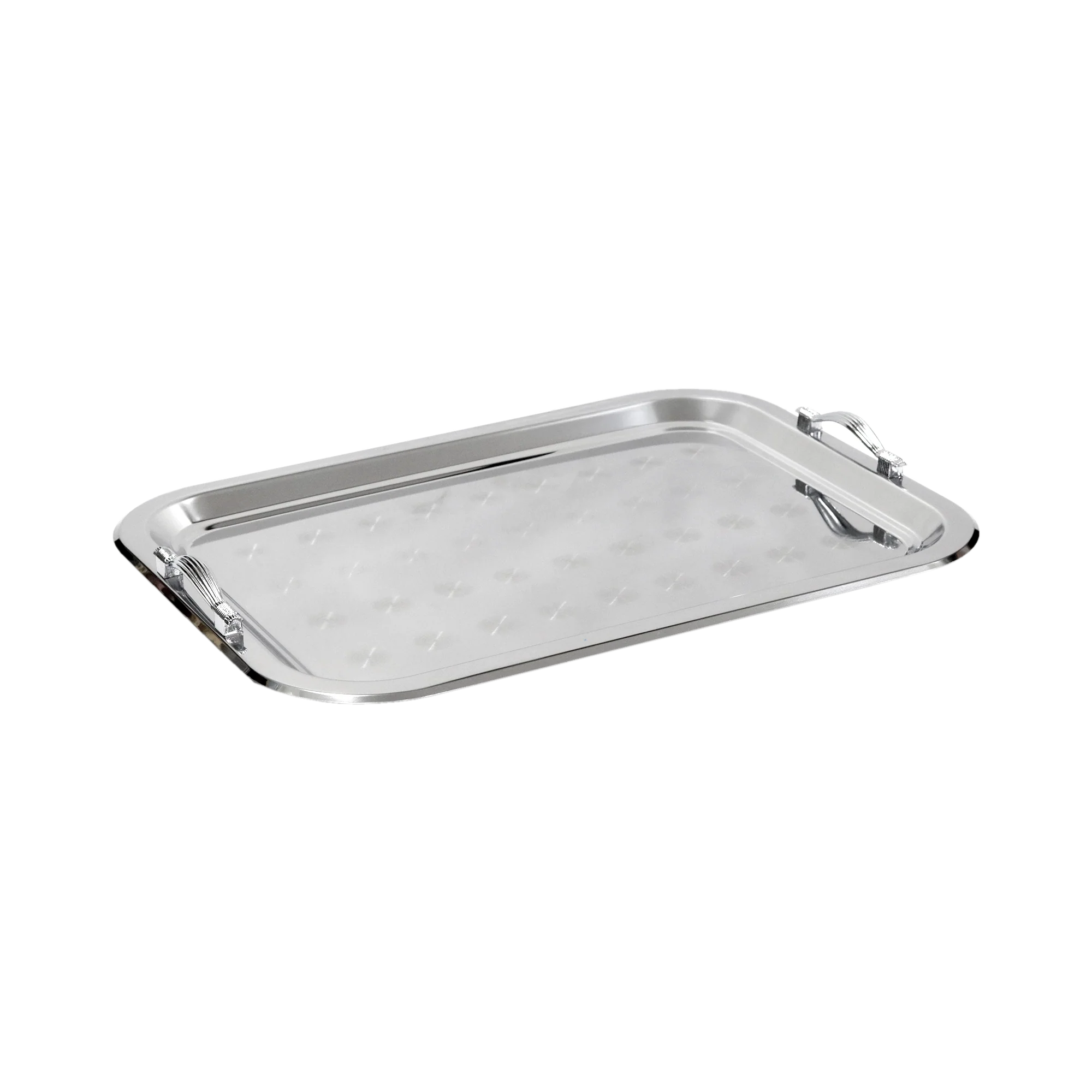 Plateau en inox rectangulaire 50x36cm - Image 3