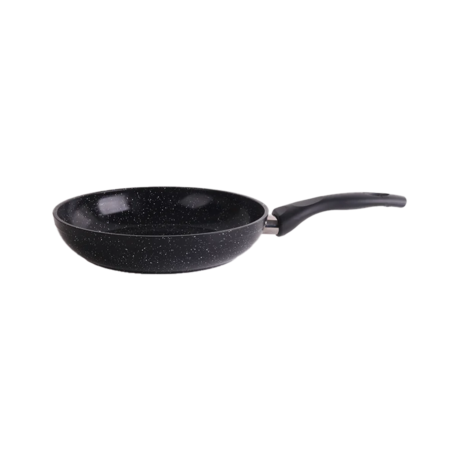 Poêle ronde noir 24cm en granite - Image 2