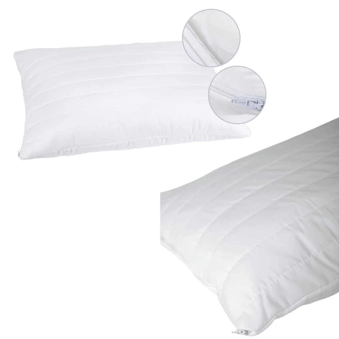 Protège matelas imperméable 160x200cm + 2 protèges oreiller 50x70cm - Image 2