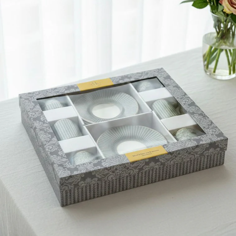 Set 6 tasses 70ML + 6 sous tasses 12cm - Image 2