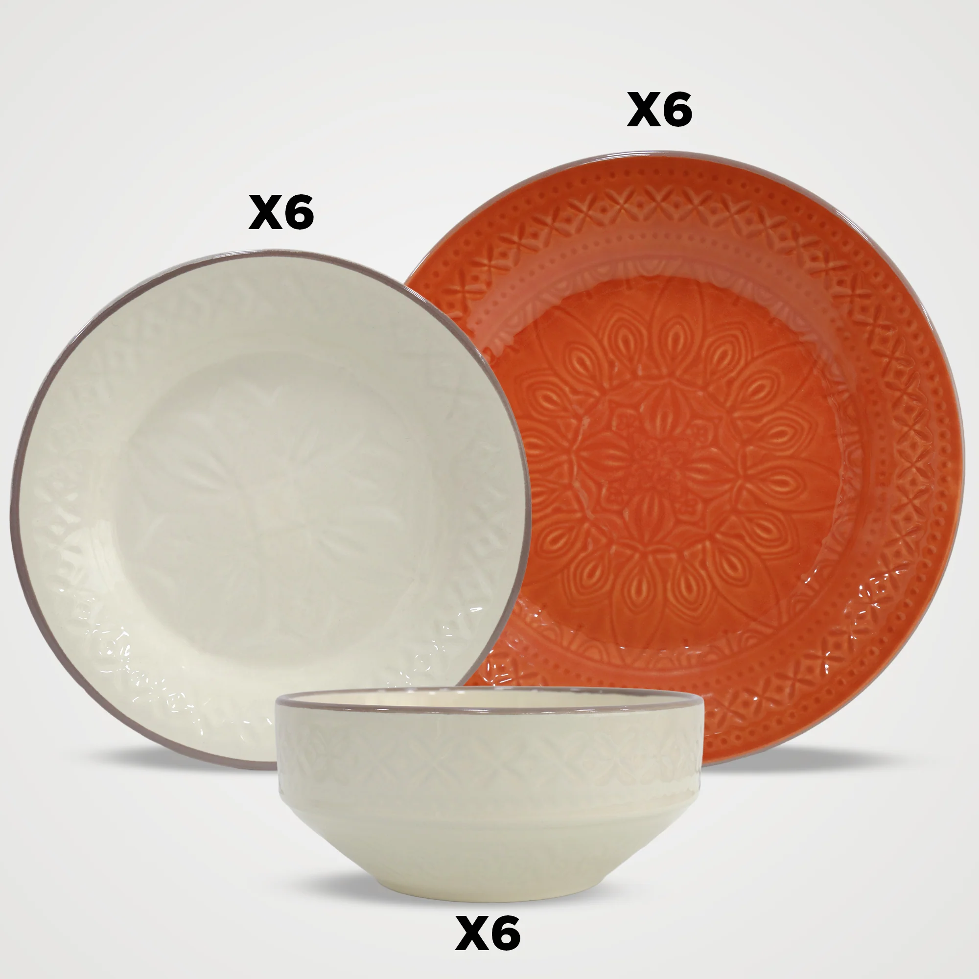 Service de table Hassah 18pcs - Image 2