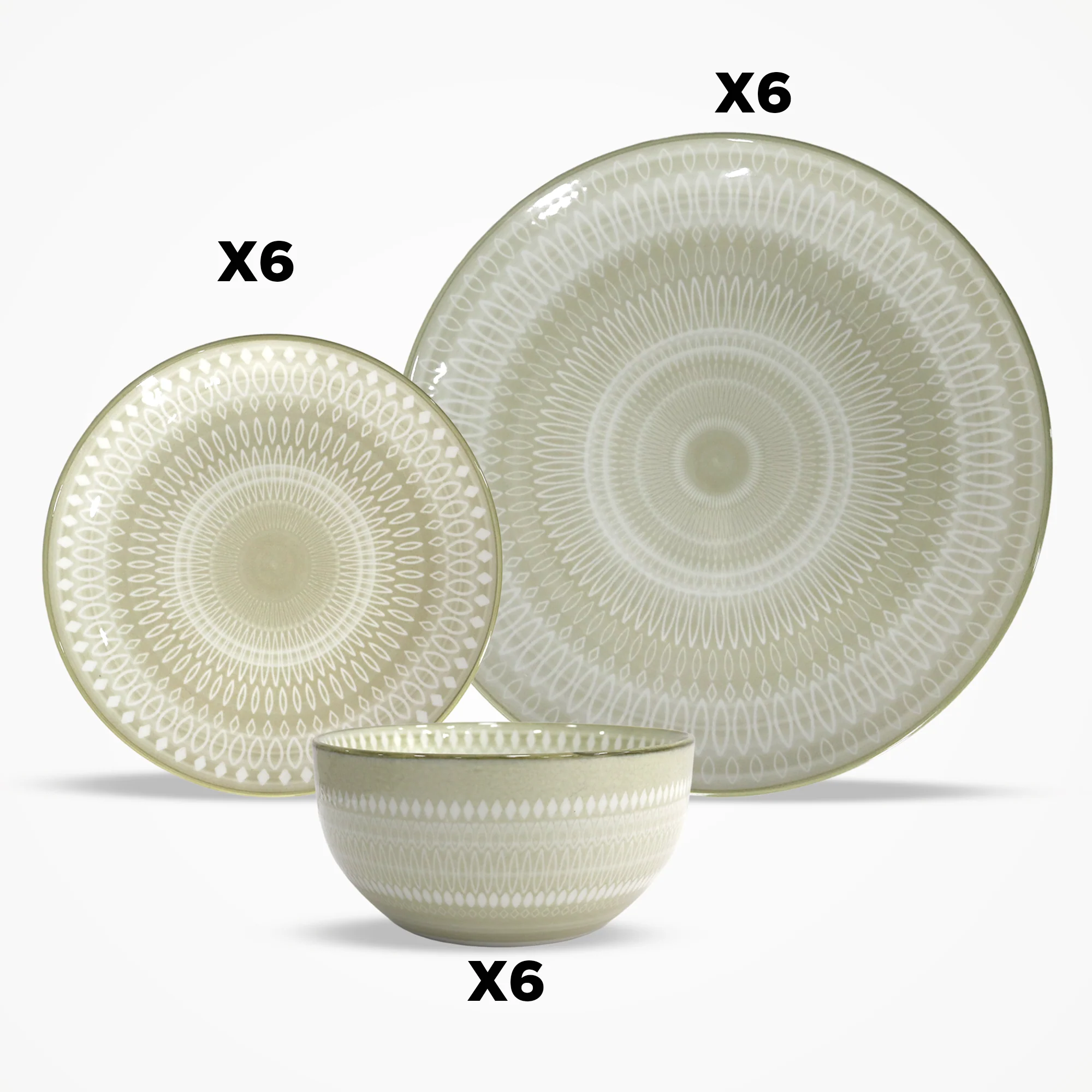 Service de table 18pcs GHK PAD PRINT - Image 2