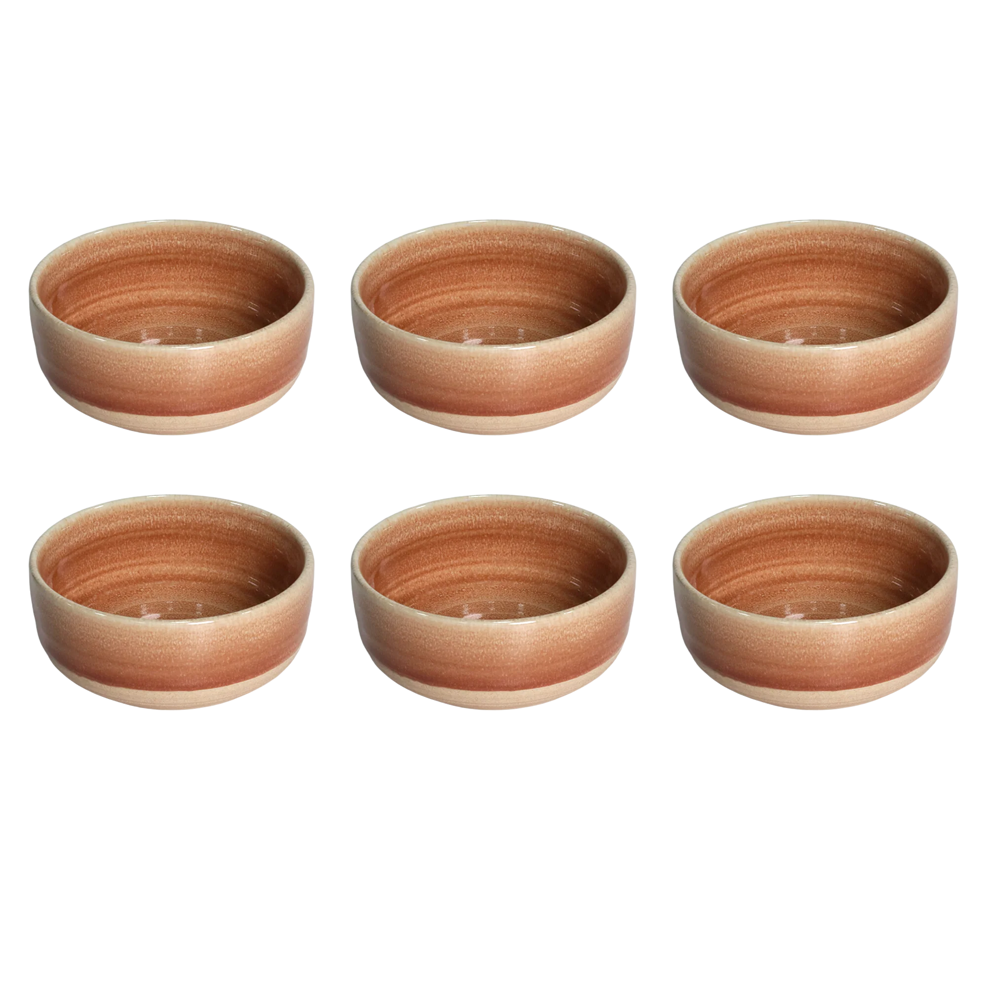 Set 2 assiettes 26cm + 2 assiettes creuses 20cm + 6 bols 10cm en céramique - Image 3