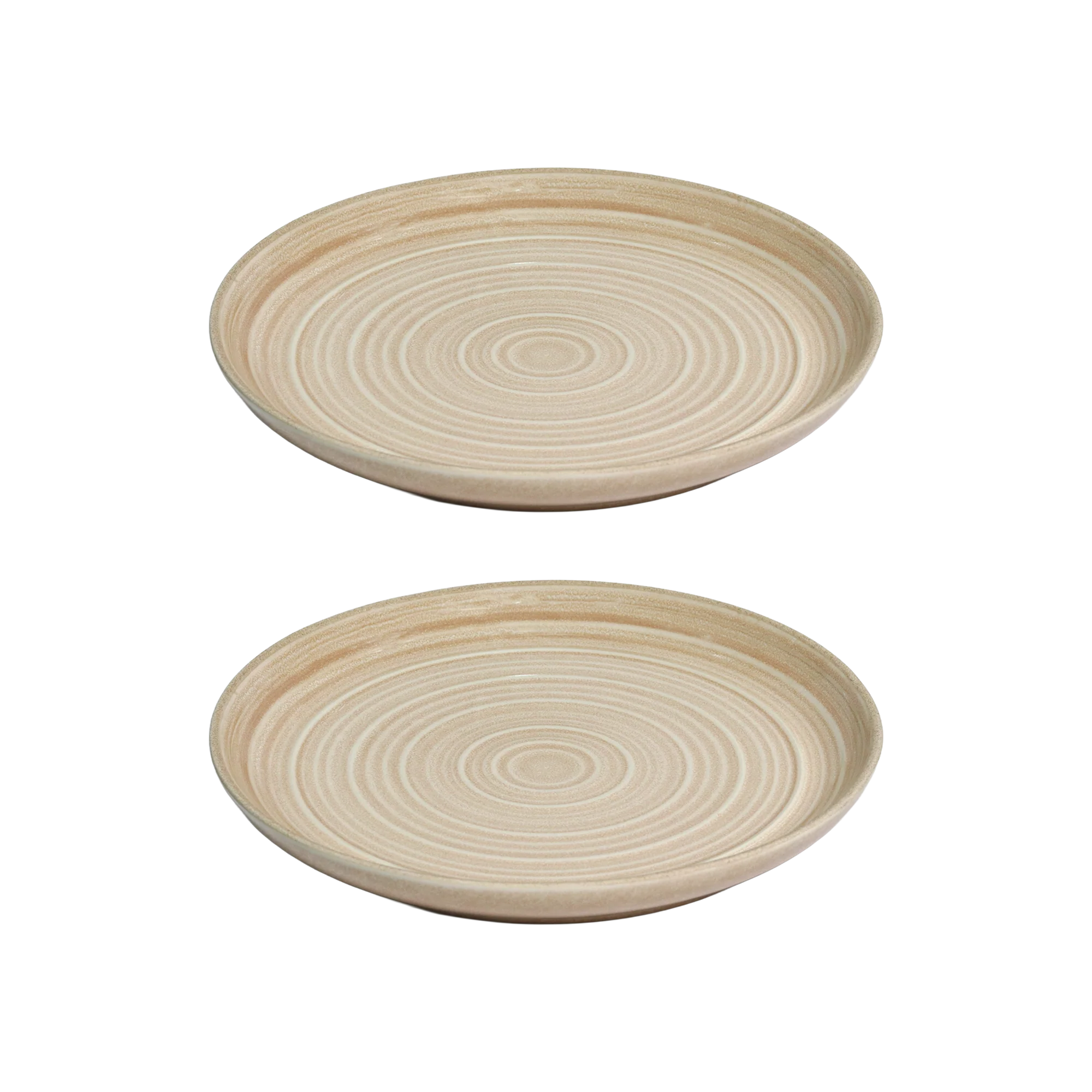 Set 2 assiettes 26cm + 2 assiettes creuses 20cm + 6 bols 10cm en céramique - Image 6