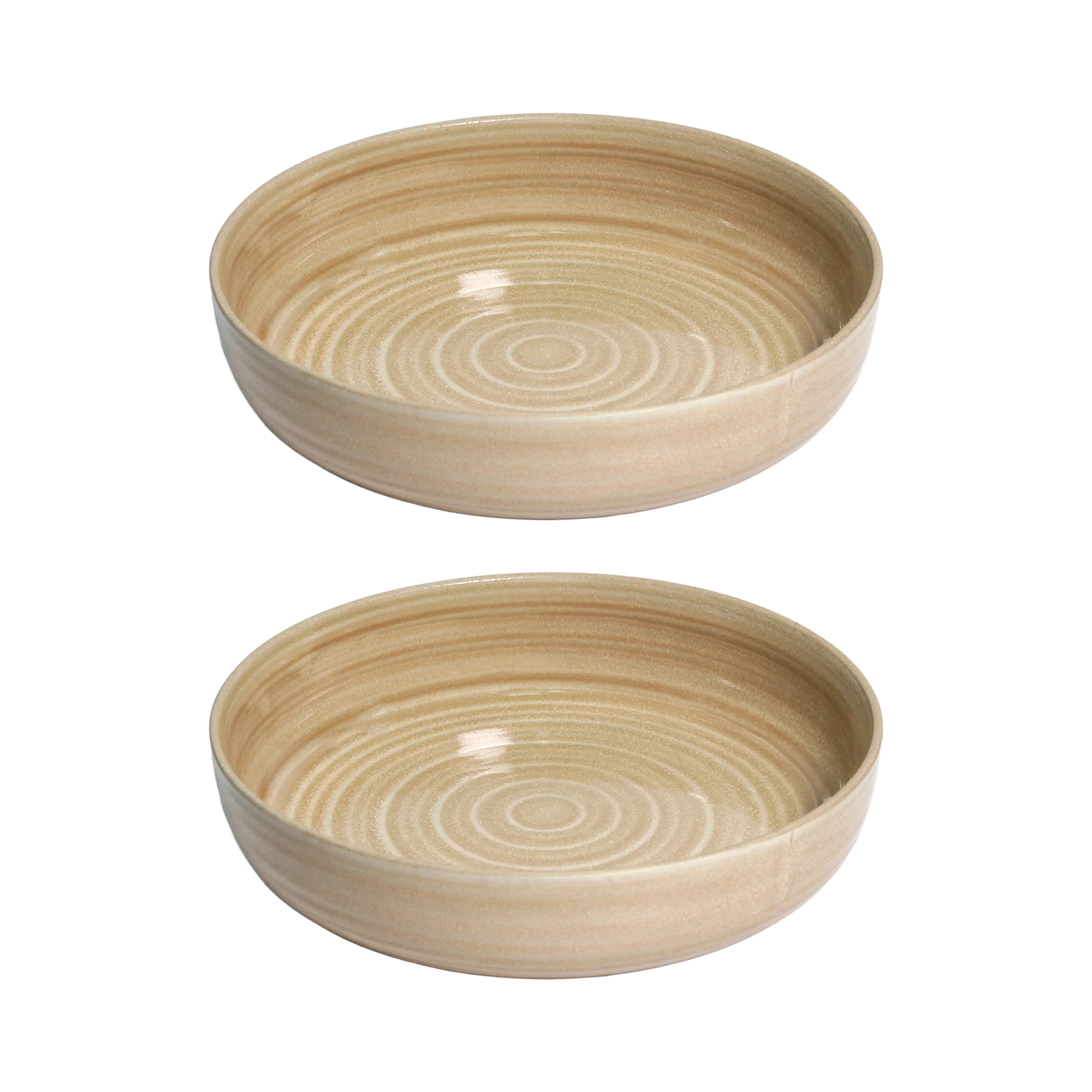 Set 2 assiettes 26cm + 2 assiettes creuses 20cm + 6 bols 10cm en céramique - Image 7