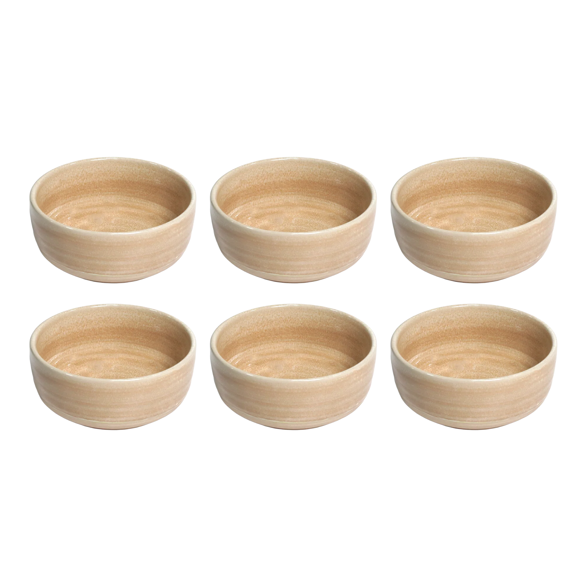 Set 2 assiettes 26cm + 2 assiettes creuses 20cm + 6 bols 10cm en céramique - Image 8