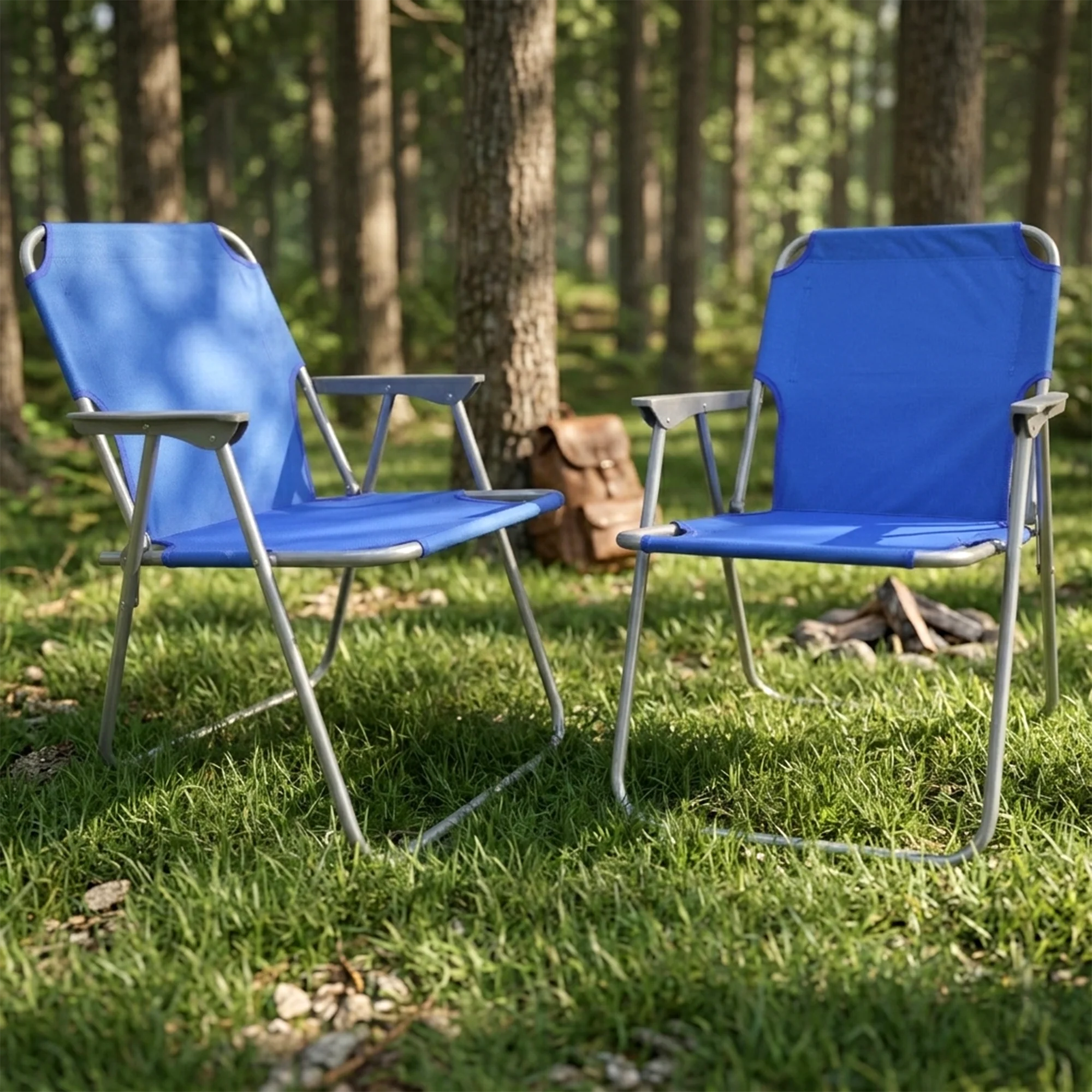 Set 2 chaises pliable 46x44x72cm - Image 2