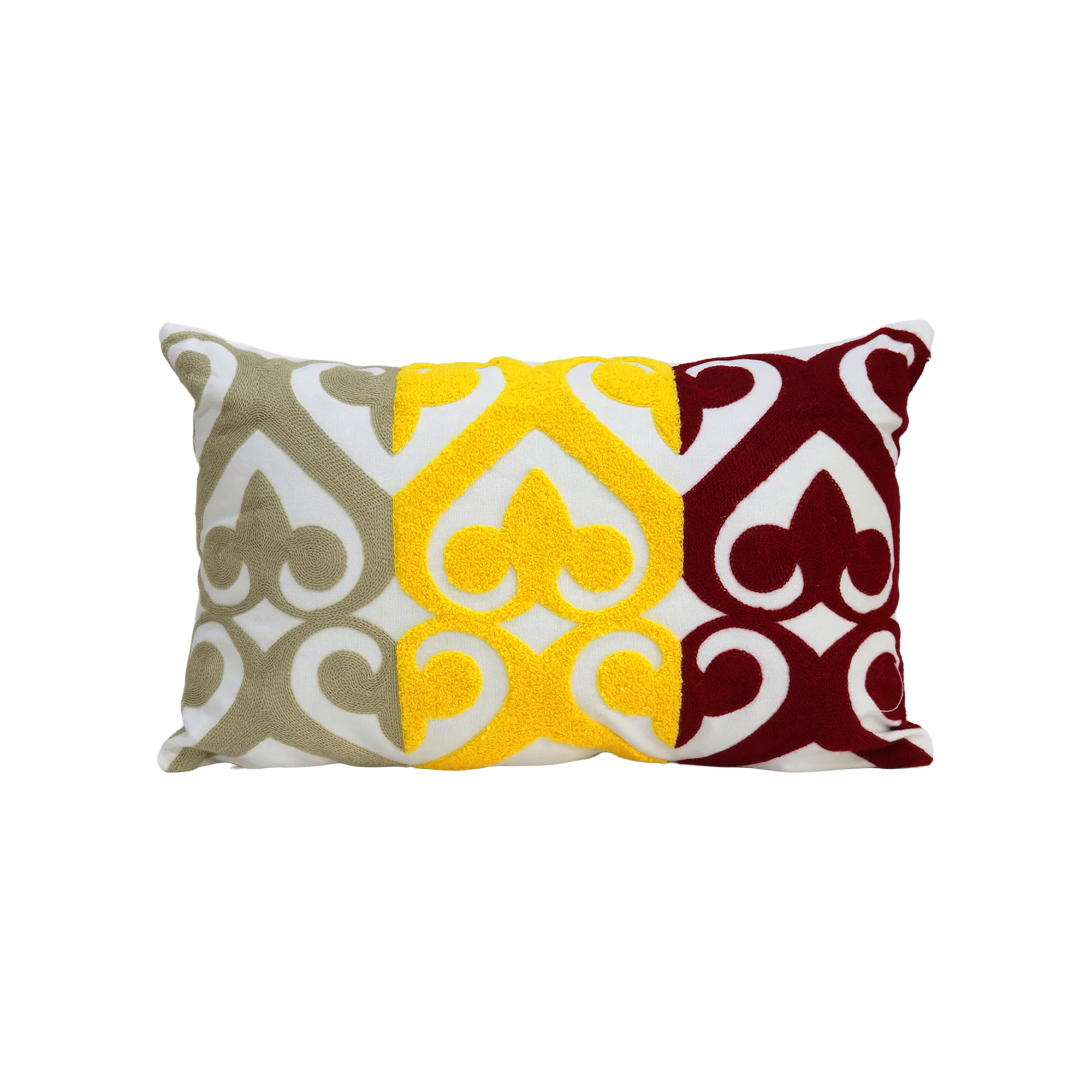 Set 2 coussins 45x45cm + 30x50cm colorés - Image 2