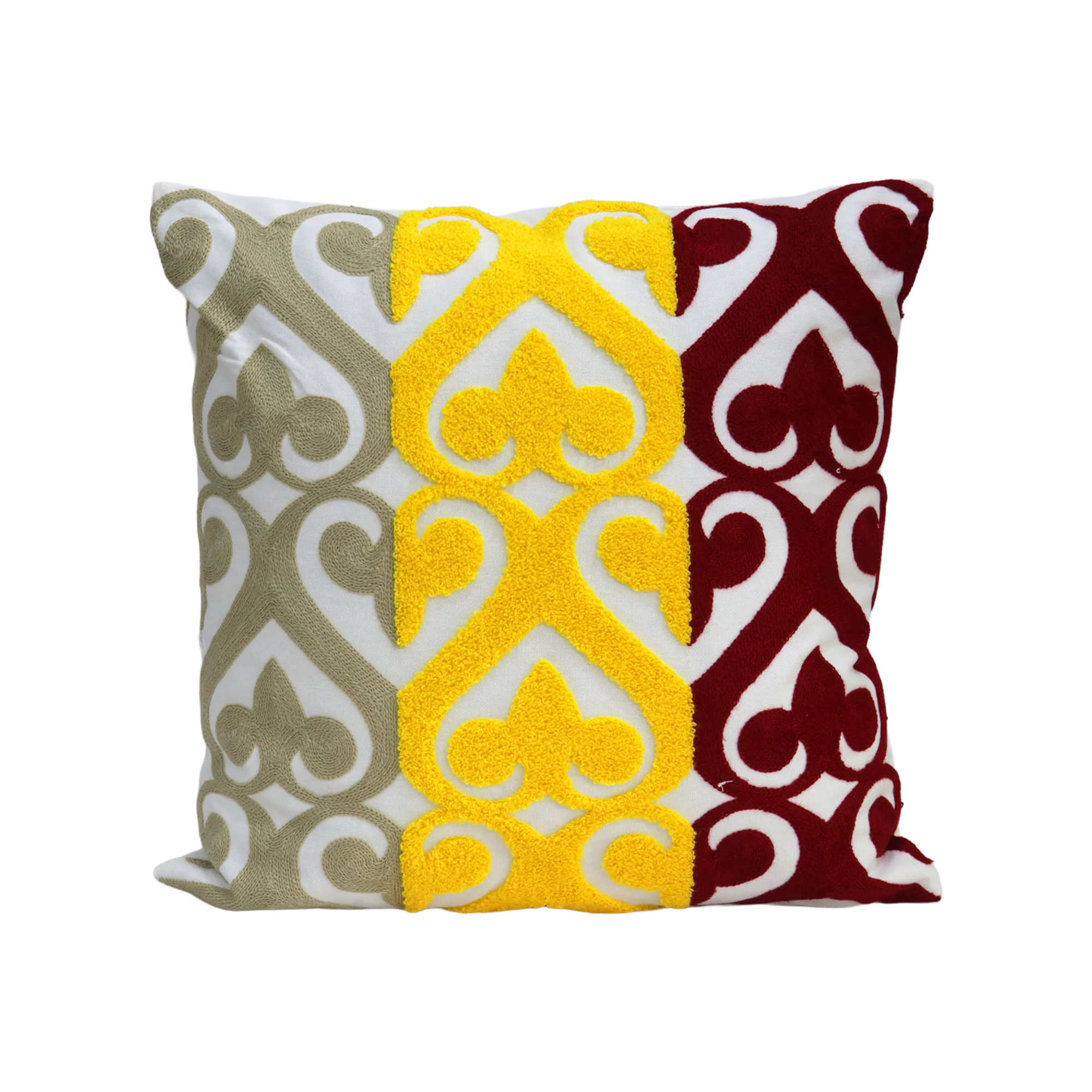 Set 2 coussins 45x45cm + 30x50cm colorés - Image 3