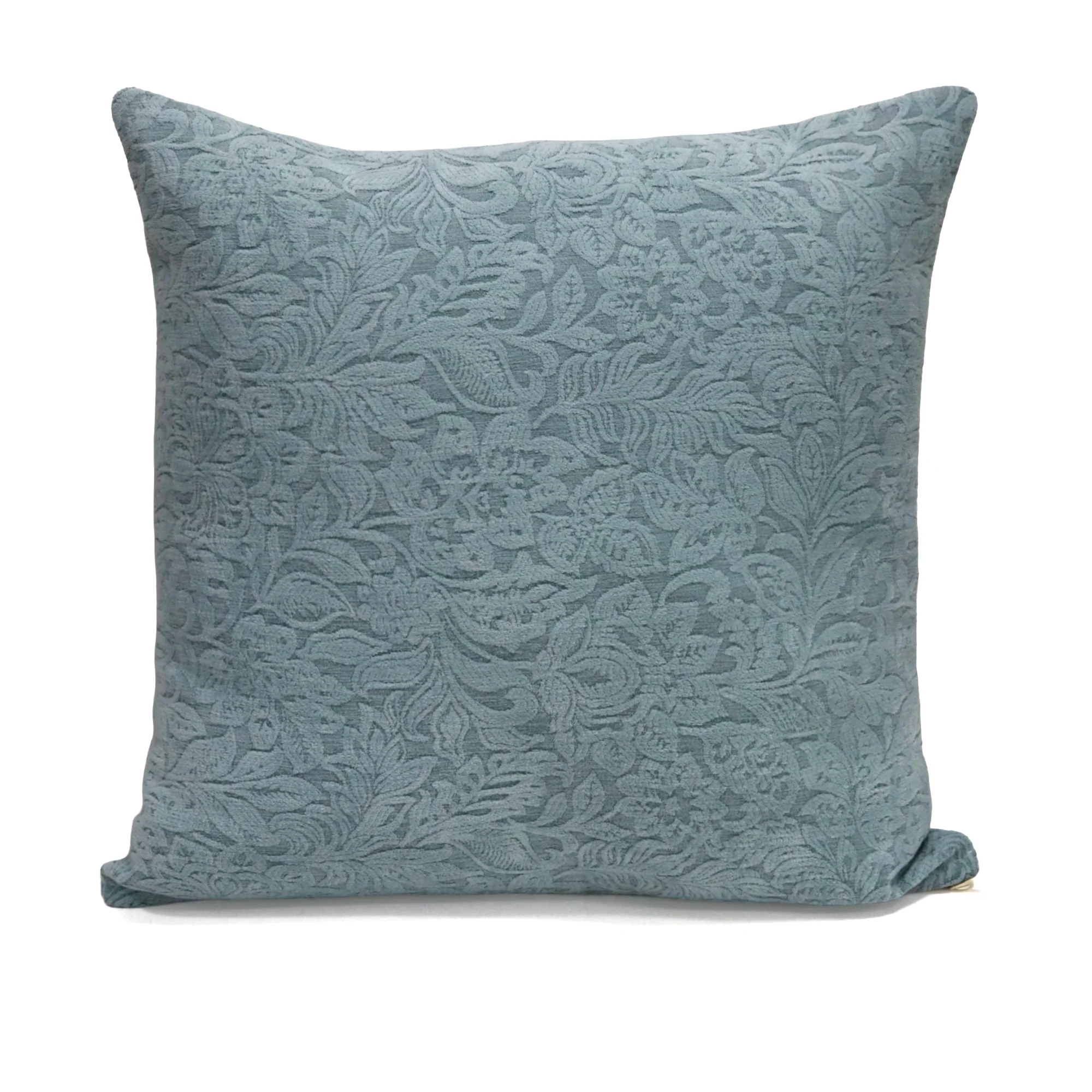 Set 2 coussins fleurs bleu 45x45cm - Image 3