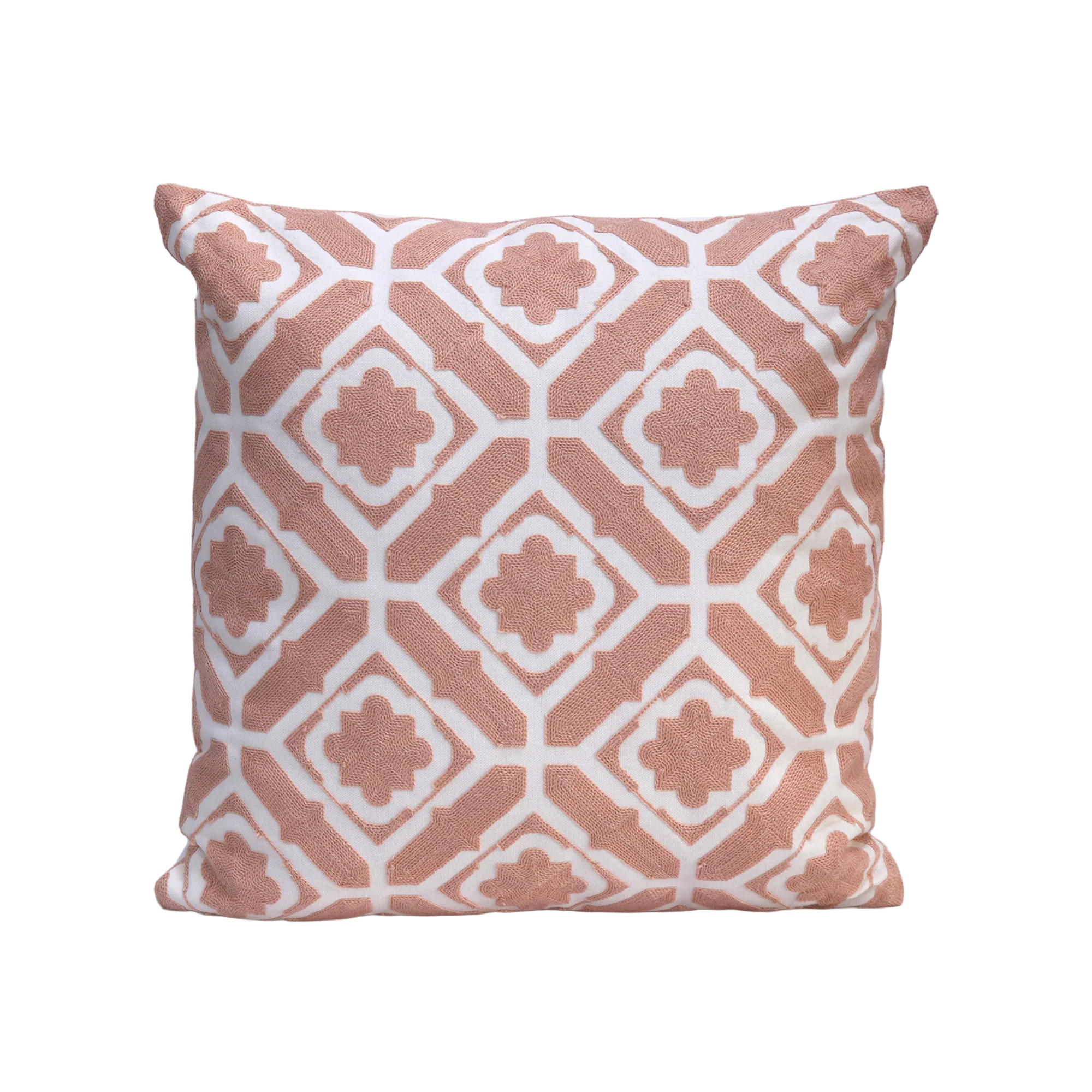 Set 2 coussins rose 45x45cm - Image 2