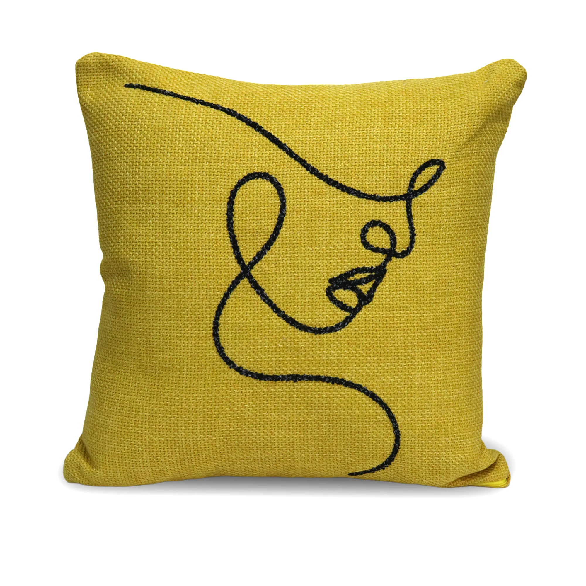Set 2 coussins visage 45x45cm - Image 2