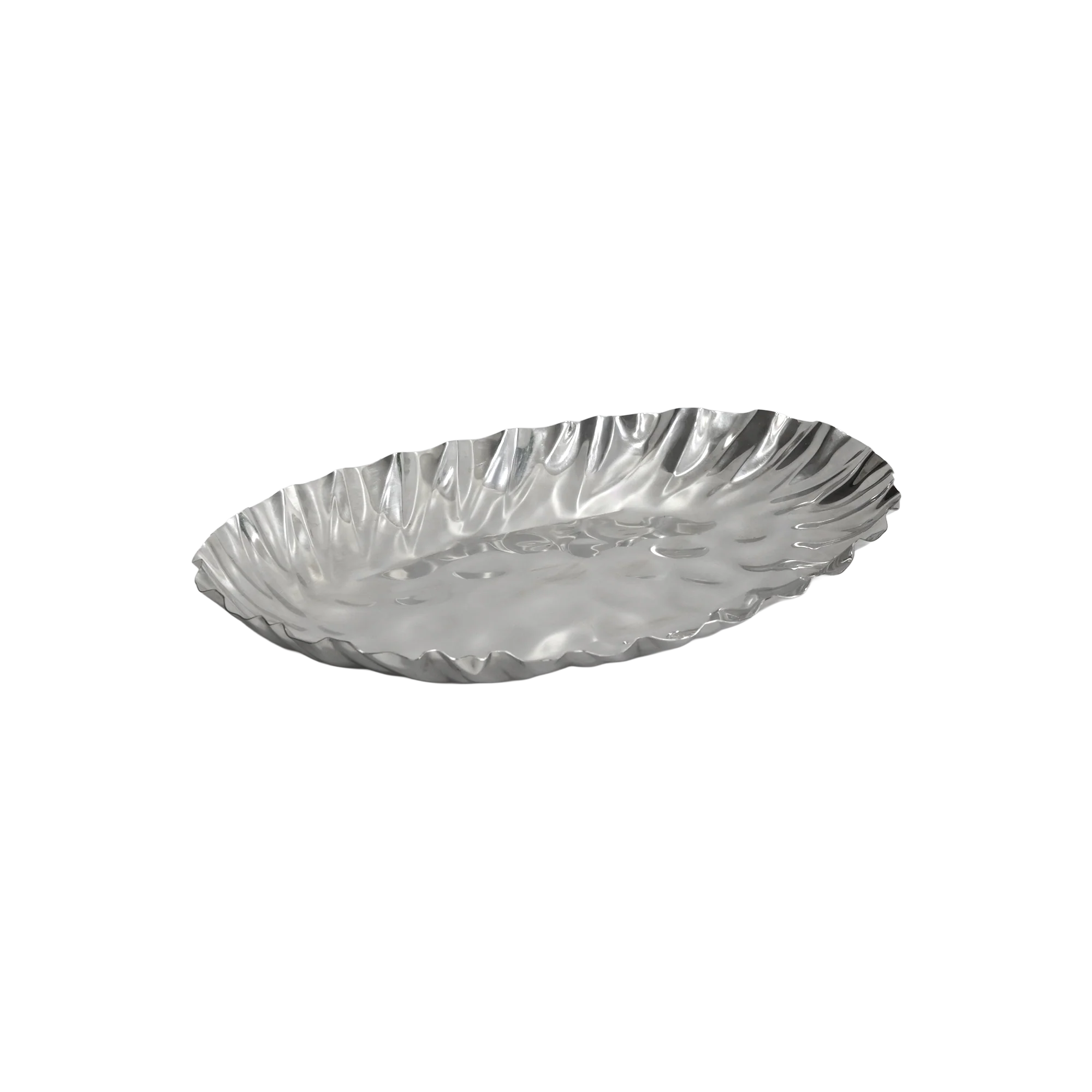 Set 2 plats présentation en inox 37x20cm - Image 2