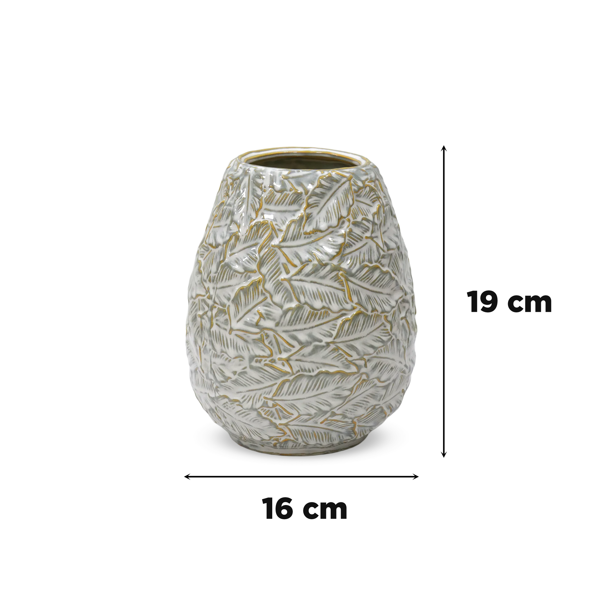 Set 2 vases en céramique 19cm + 29cm - Image 4