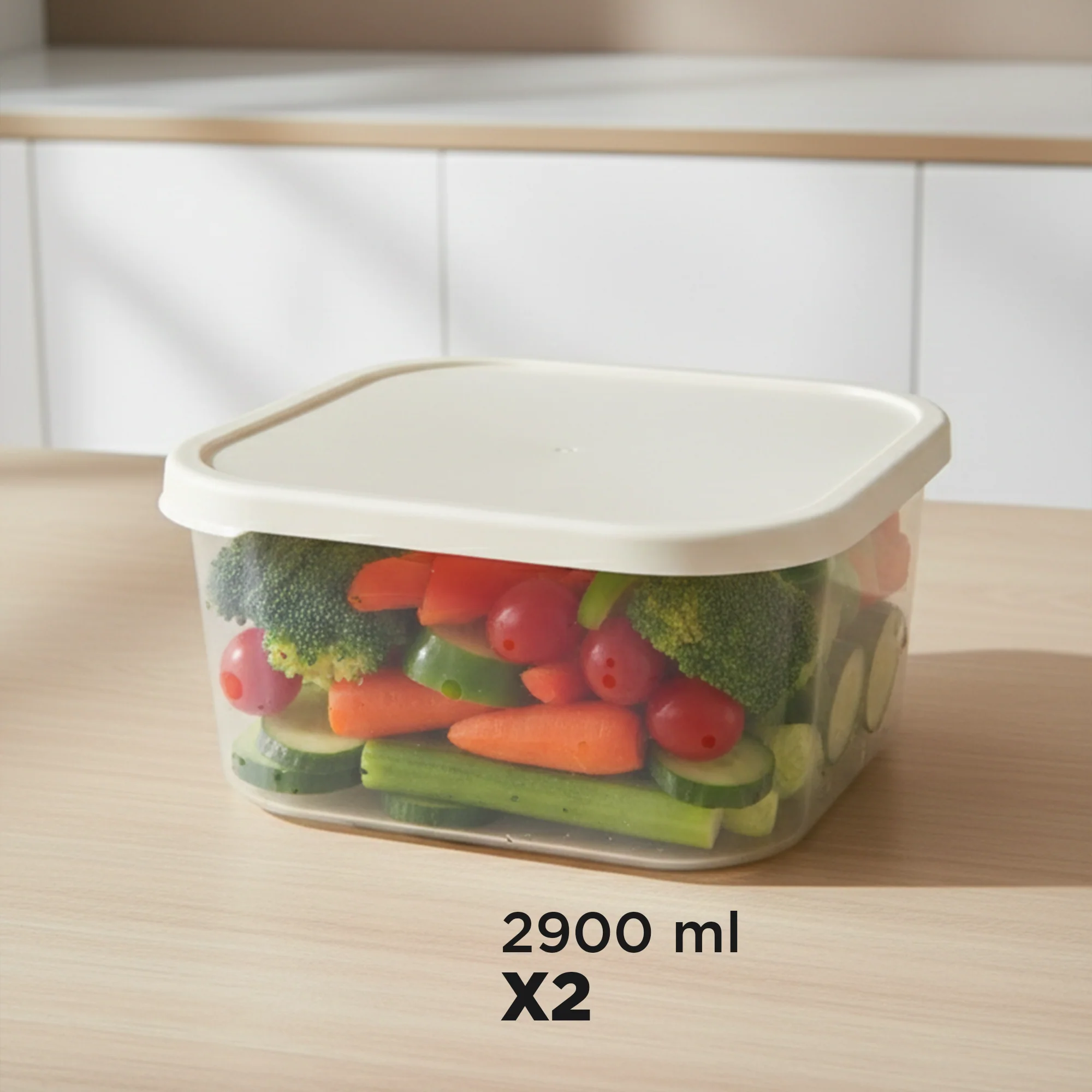 Set 28 boîtes de stockage en plastique - Image 12
