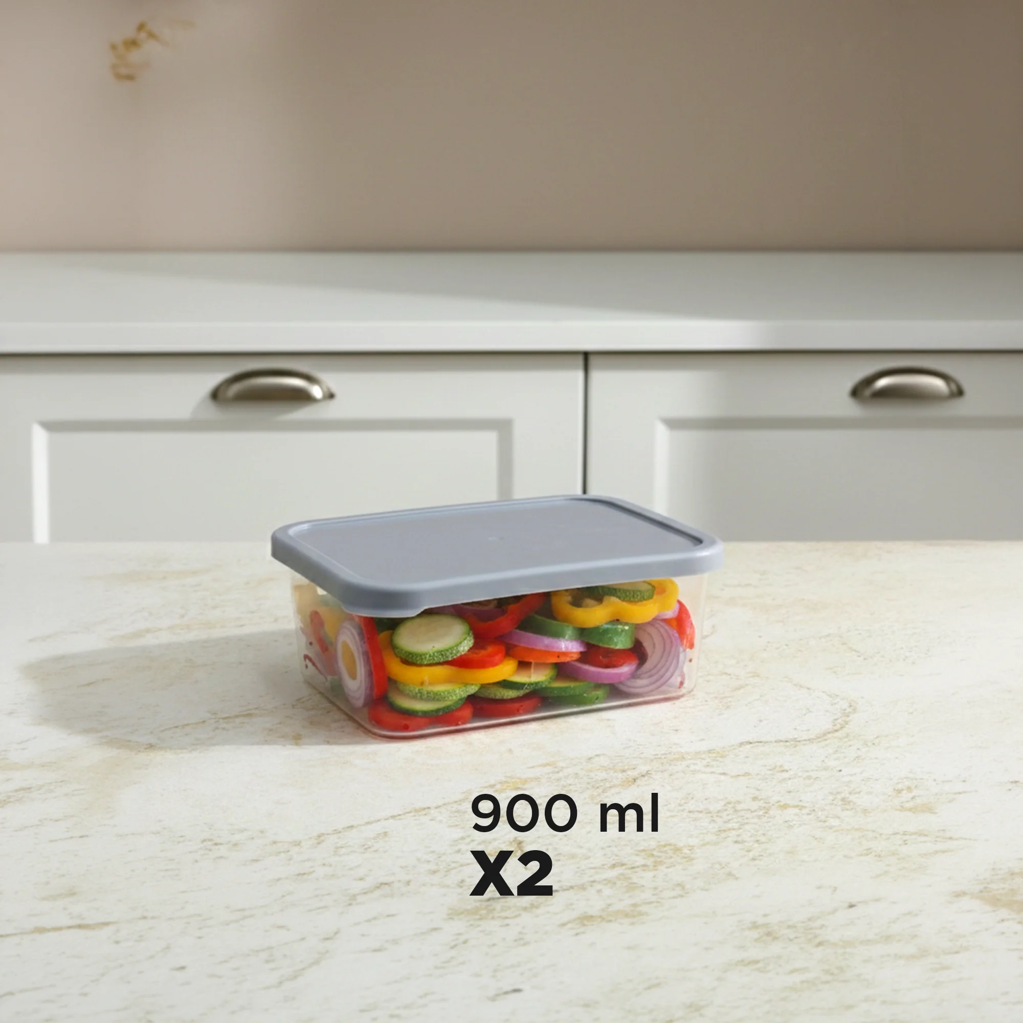 Set 28 boîtes de stockage en plastique - Image 6