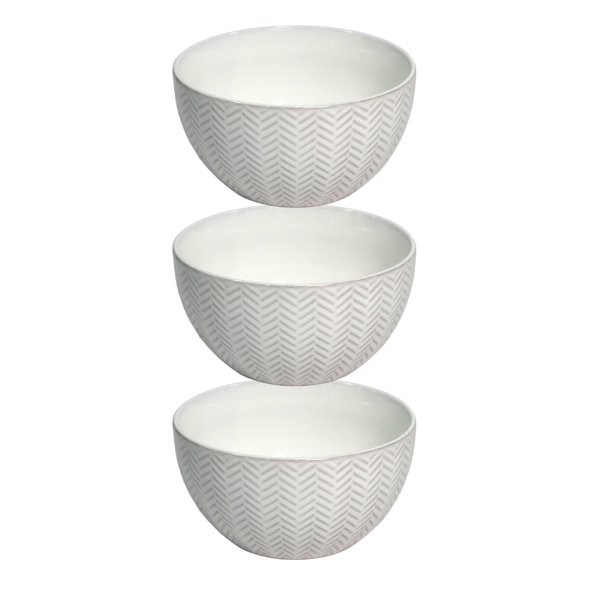 Set 3 assiettes 20cm + 2 assiettes 26cm + 3 bols 14cm en céramique - Image 3