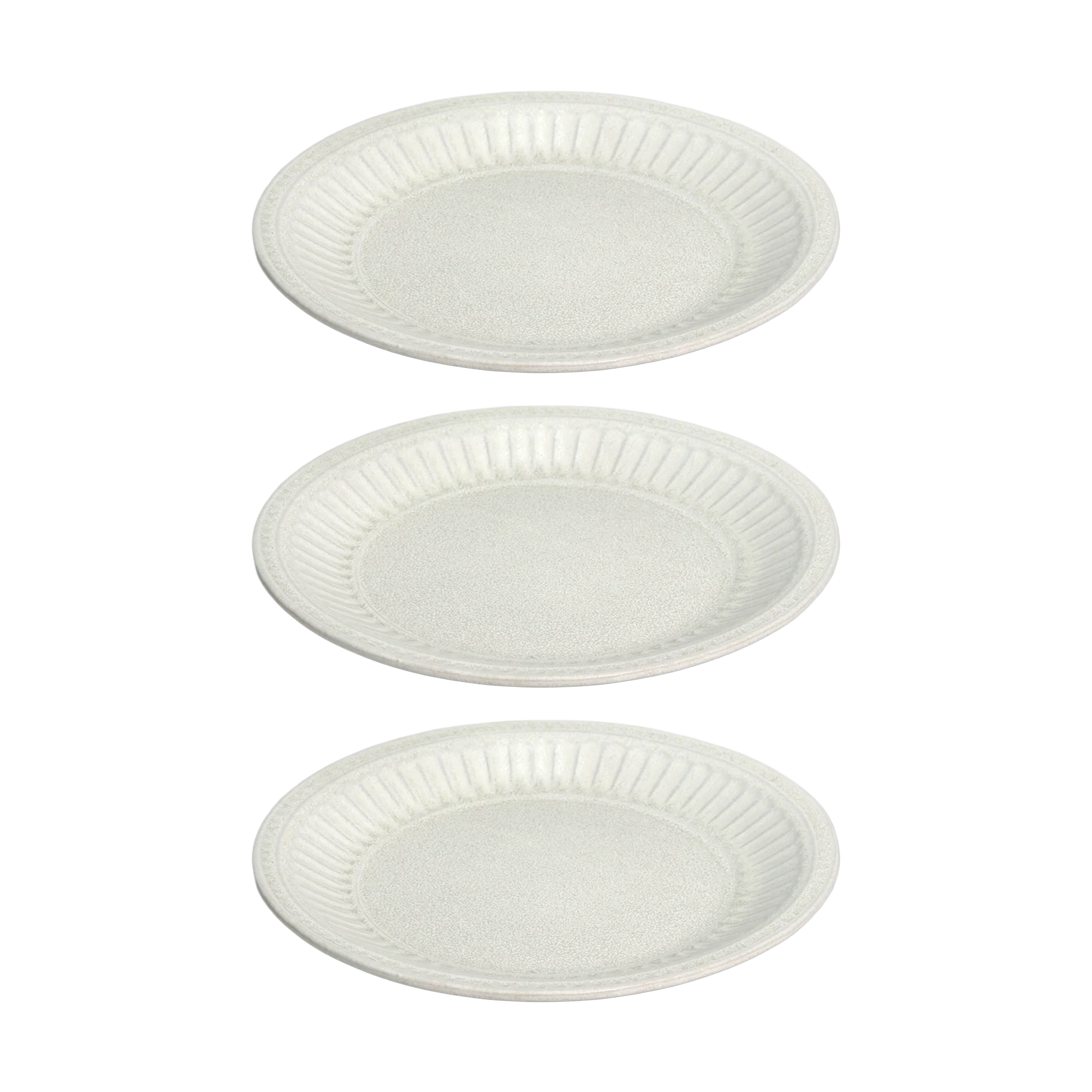 Set 3 assiettes 20cm + 3 bols 13cm + 3 mugs 260ML en céramique - Image 3