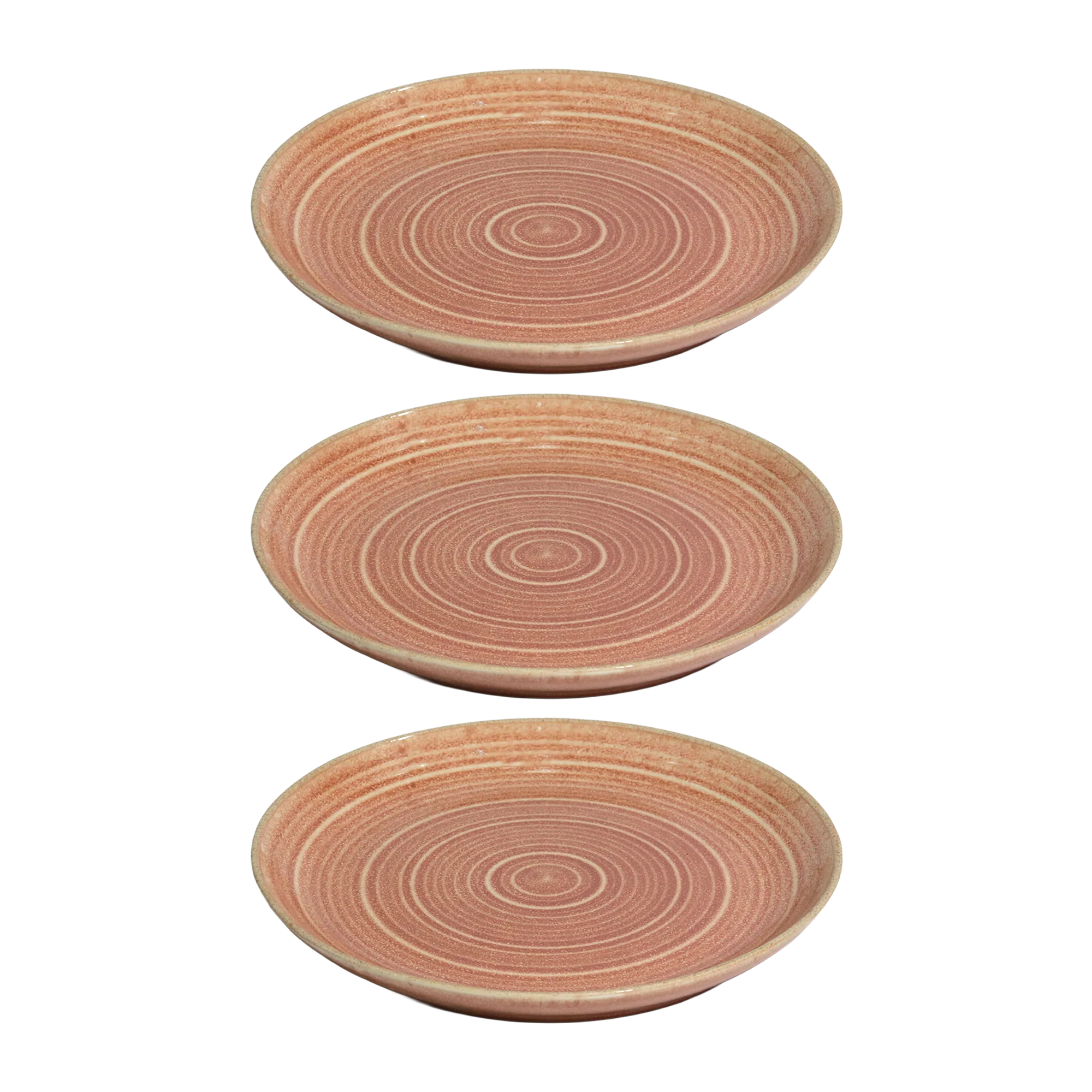 Set 3 assiettes 20cm + 3 bols 15cm + 2 bols avec anses 15cm en céramique - Image 4