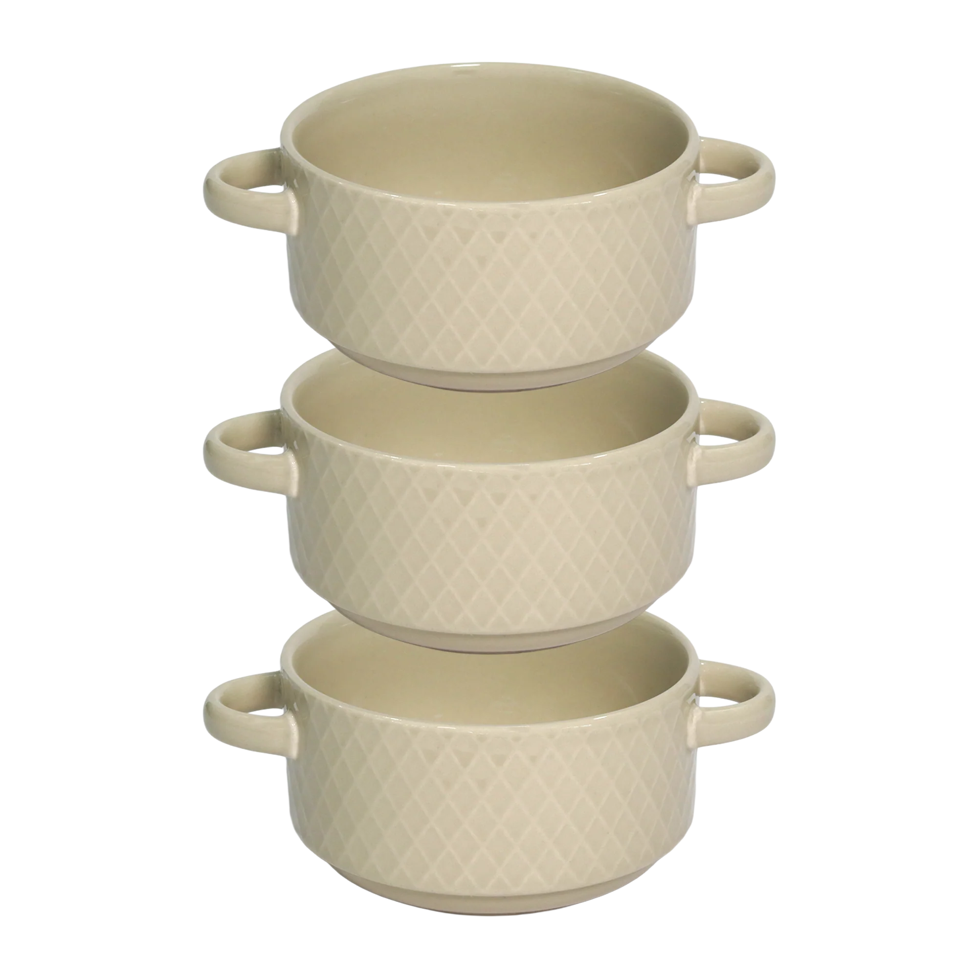 Set 3 bols avec anses 14cm + 3 bols 15cm en céramique - Image 12