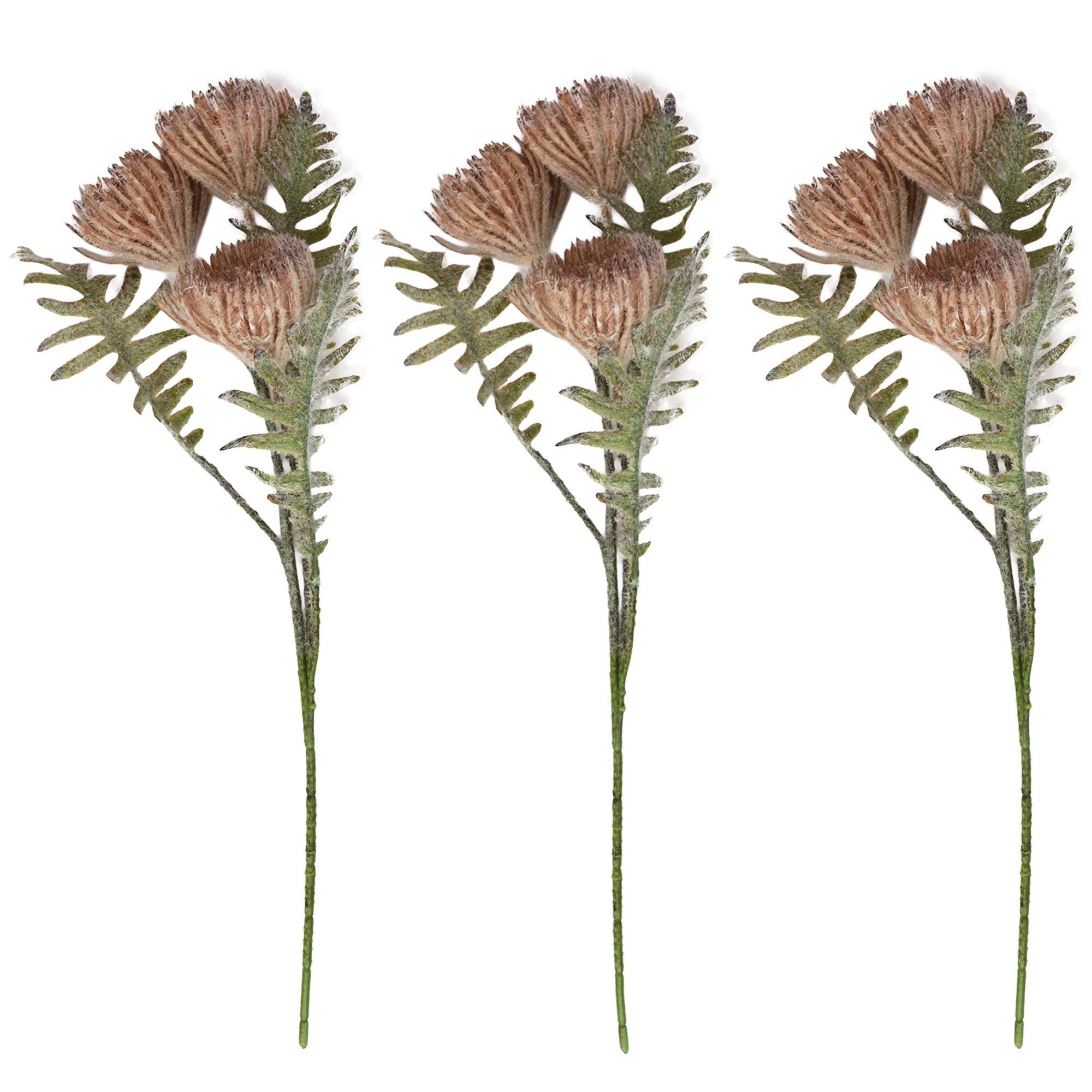 Set 3 fleurs artificielle 45cm - Image 3