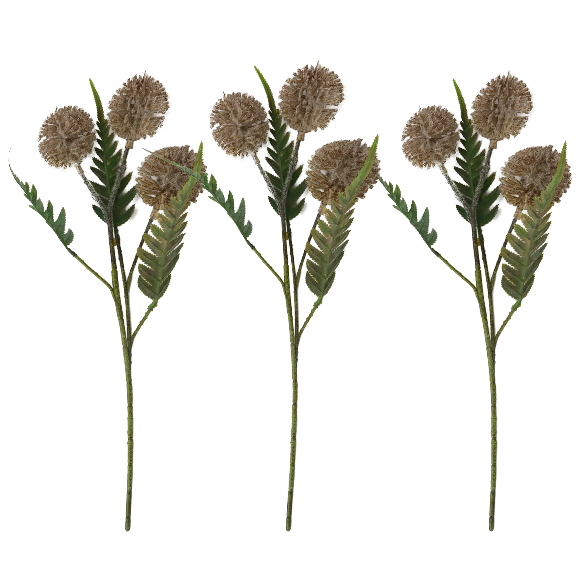Set 3 fleurs artificielle 45cm - Image 3