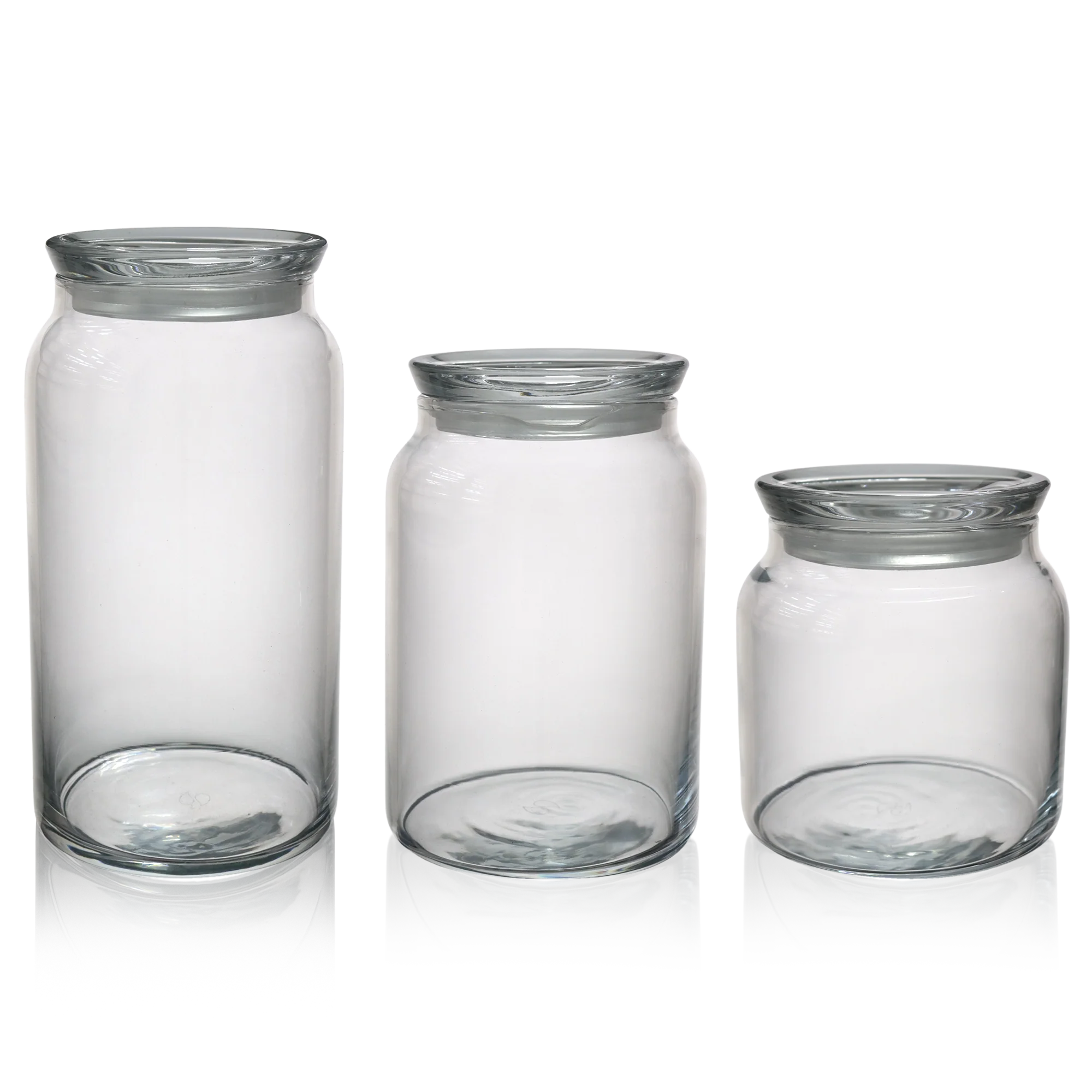 Set 3 Jarres en Verre 575ML + 860ML + 1130ML - Image 3