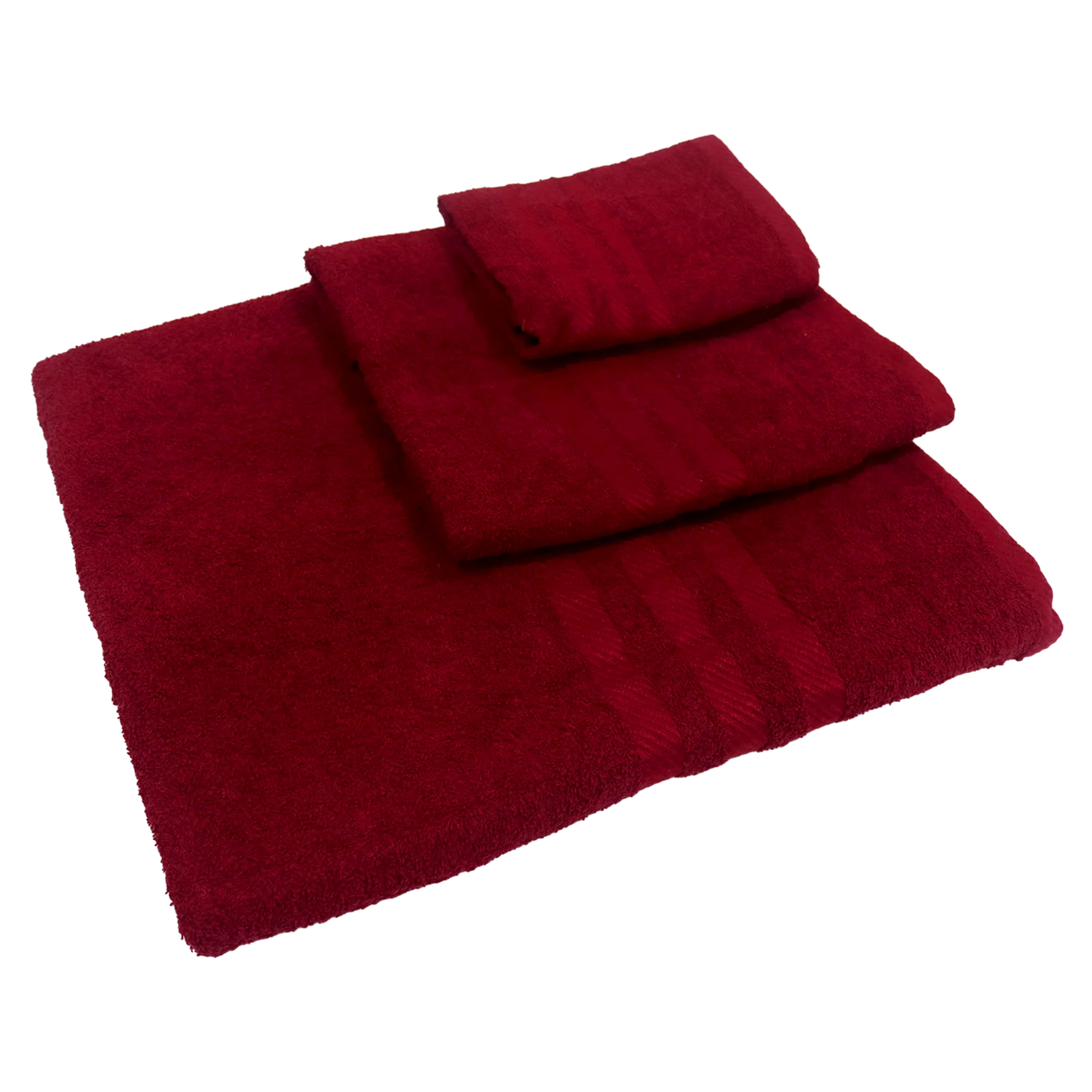 Set 3 serviettes de bain en coton 50cm + 80cm + 150cm - Image 2