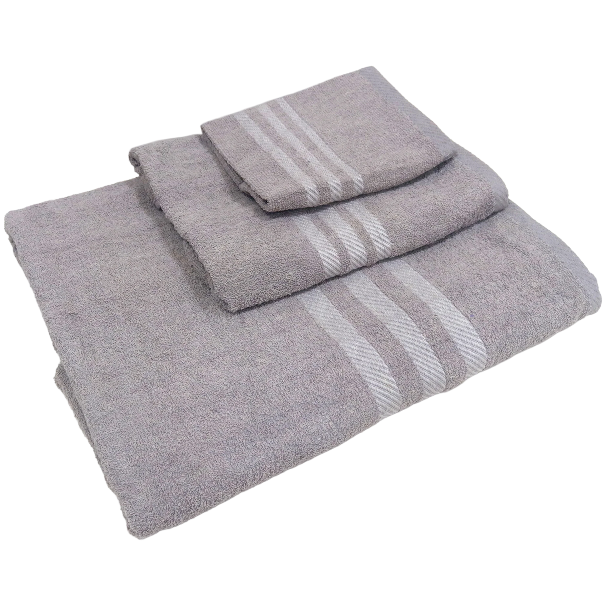 Set 3 serviettes de bain en coton 50cm + 80cm + 150cm - Image 5